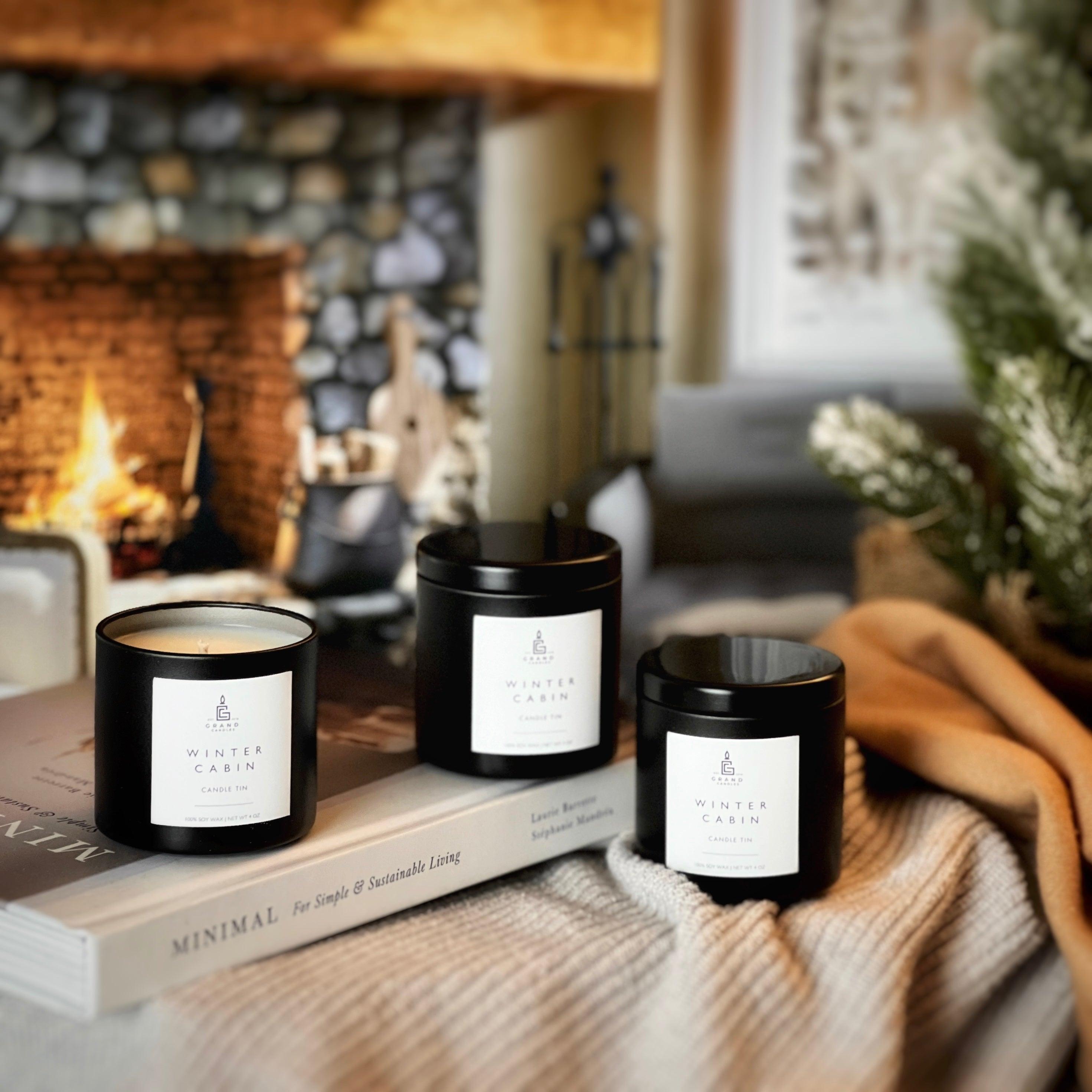 Winter Cabin Candle  - Grand Candles LLC   