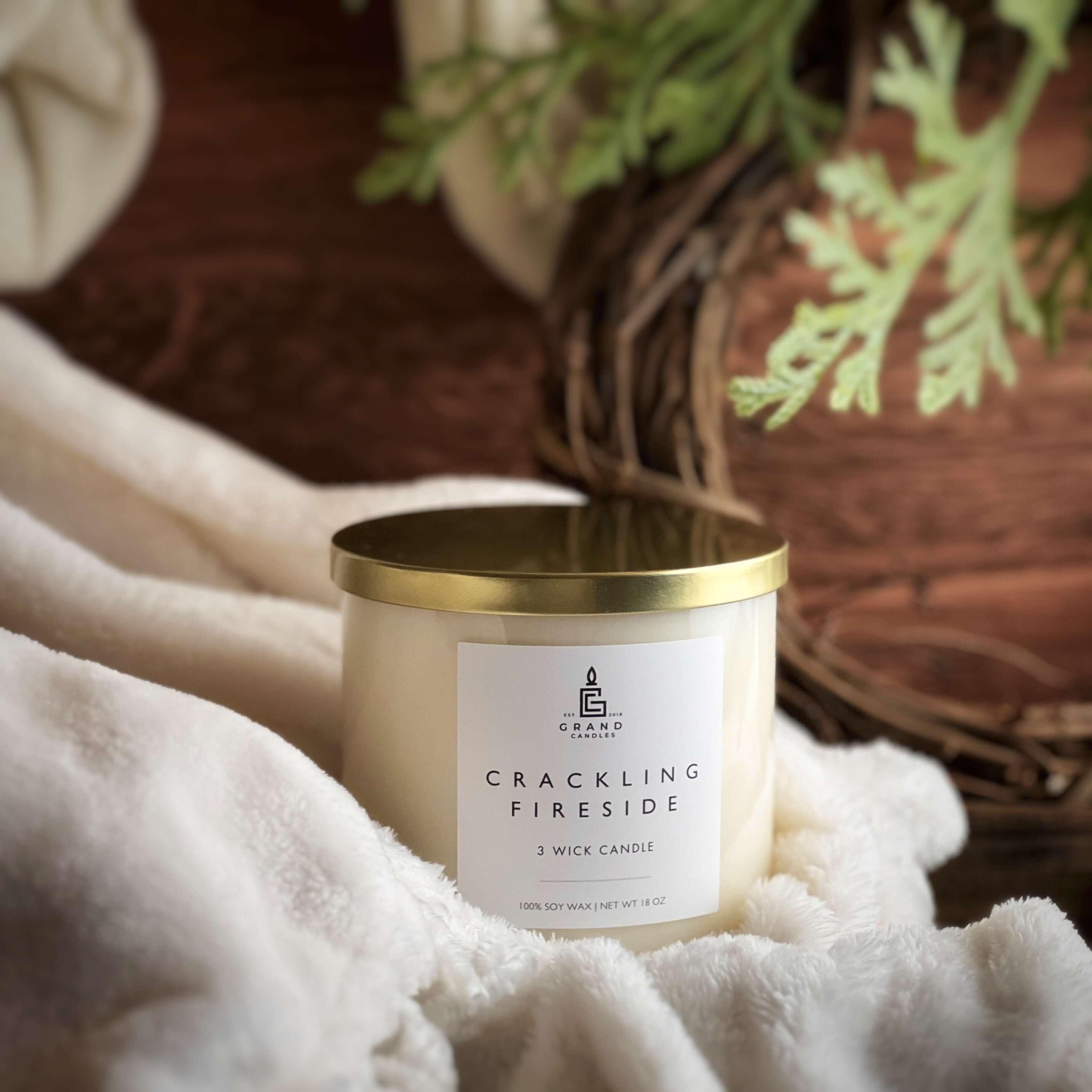 Crackling Fireside Candle  - Grand Candles LLC   