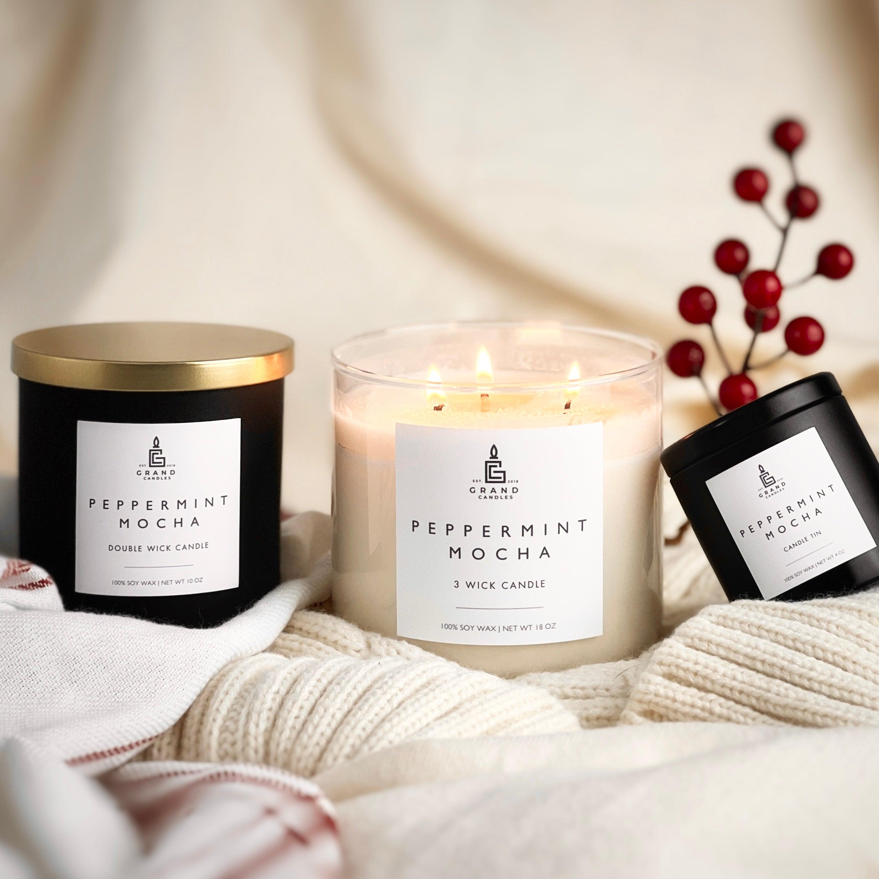 Peppermint Mocha Candle  - Grand Candles LLC   