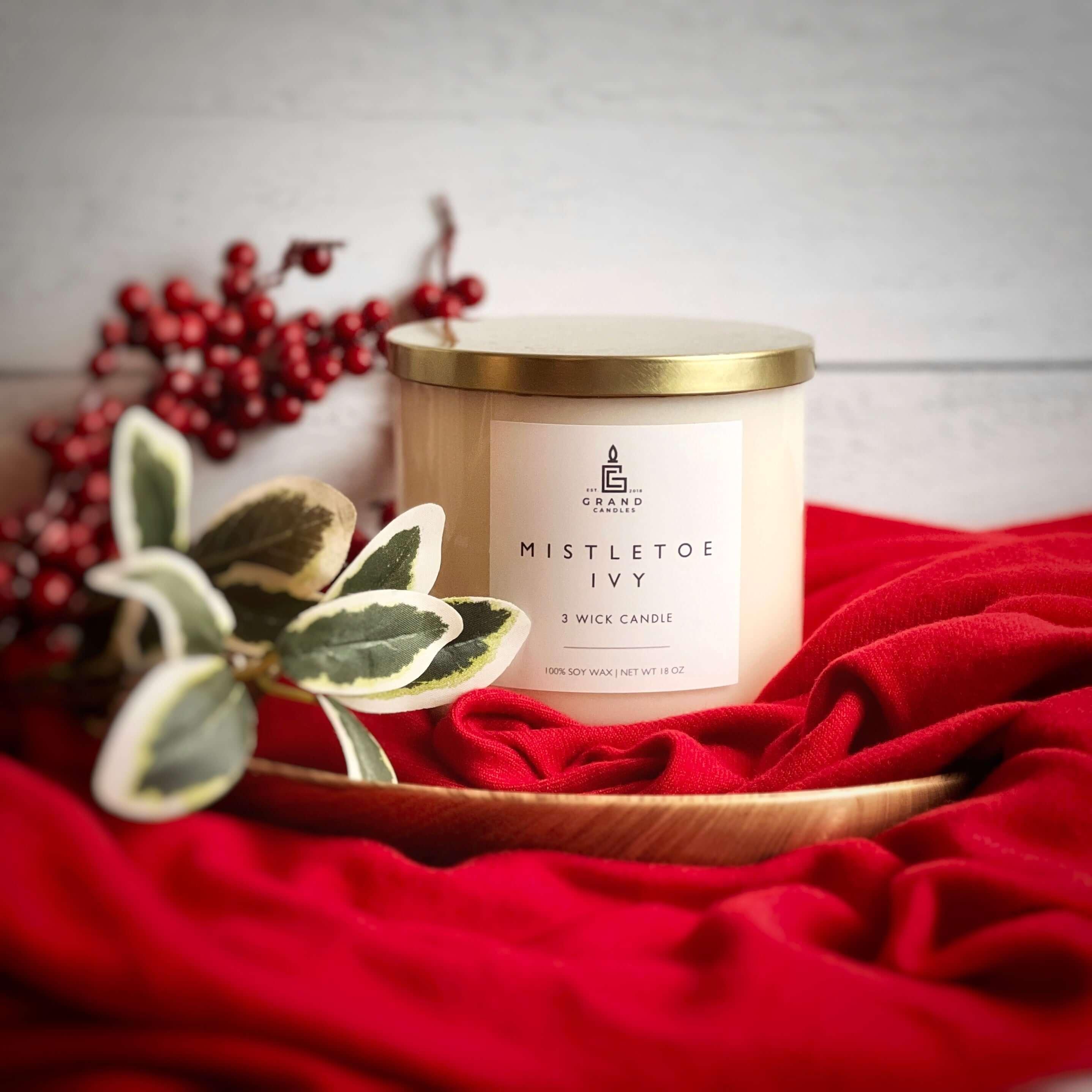 Mistletoe Ivy Candle  - Grand Candles LLC   