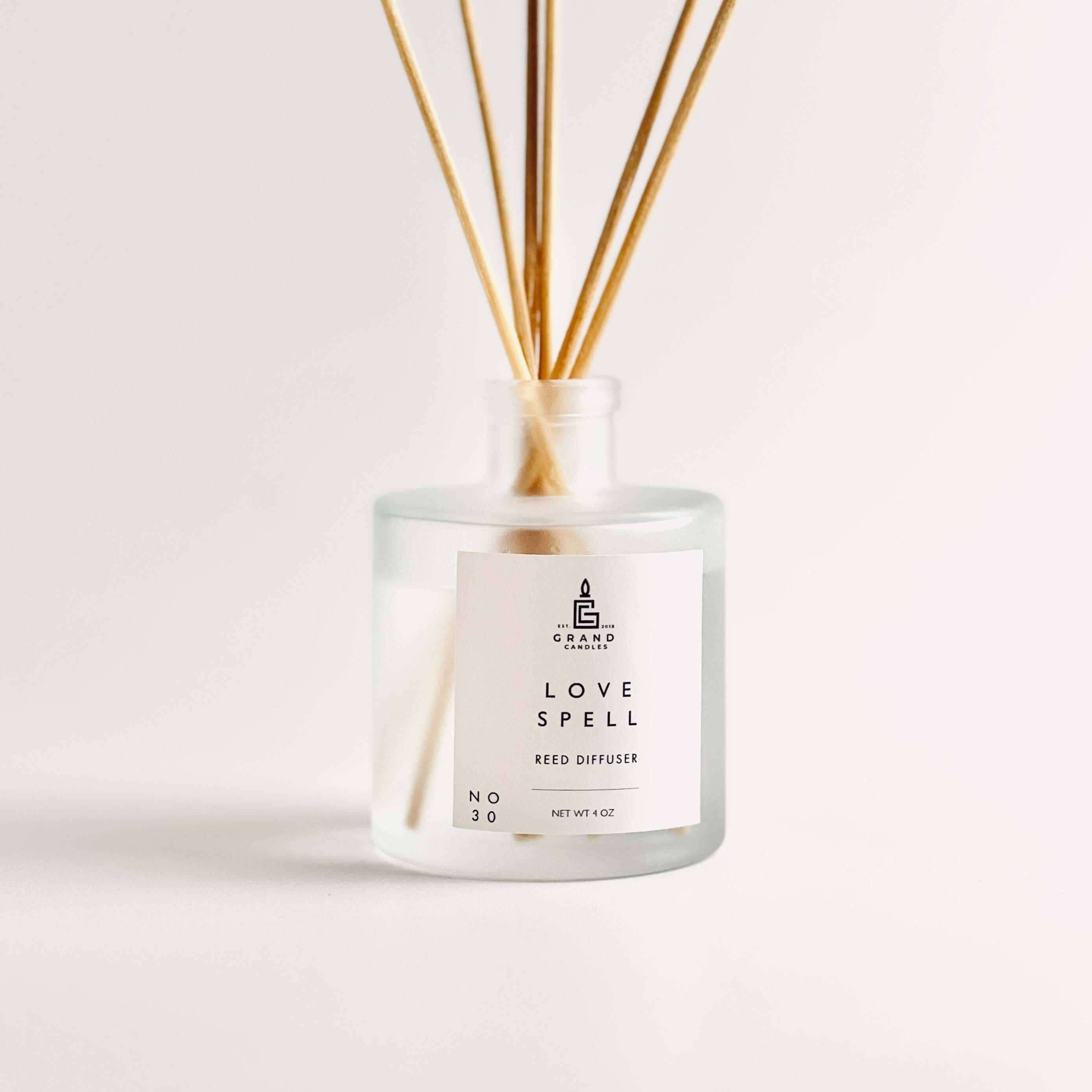 Love Spell Reed Diffuser  - Grand Candles LLC   