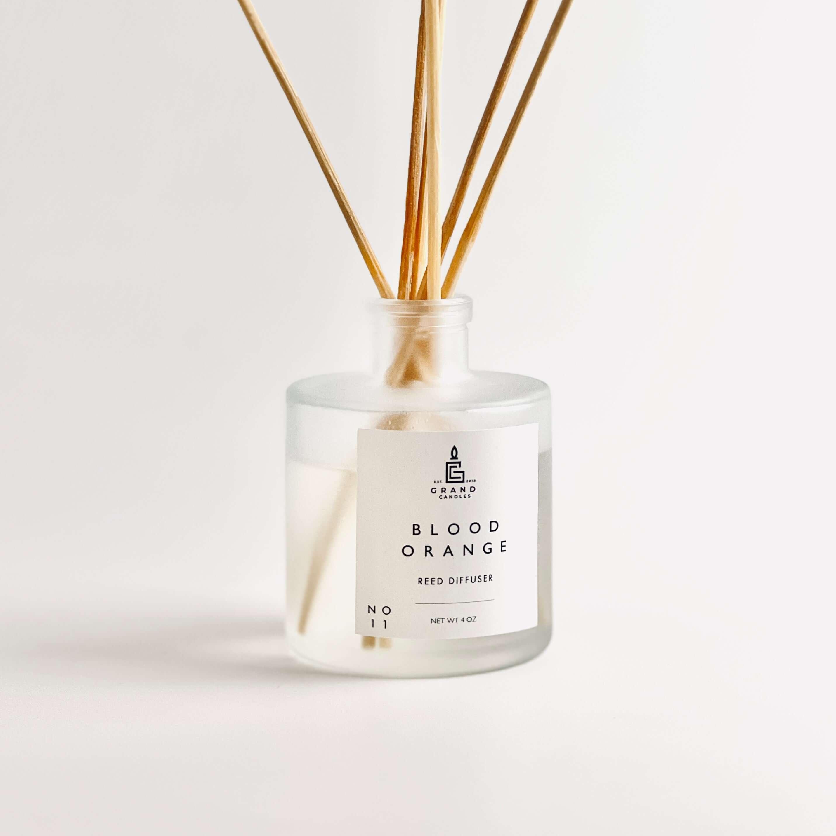 Blood Orange Reed Diffuser  - Grand Candles LLC   