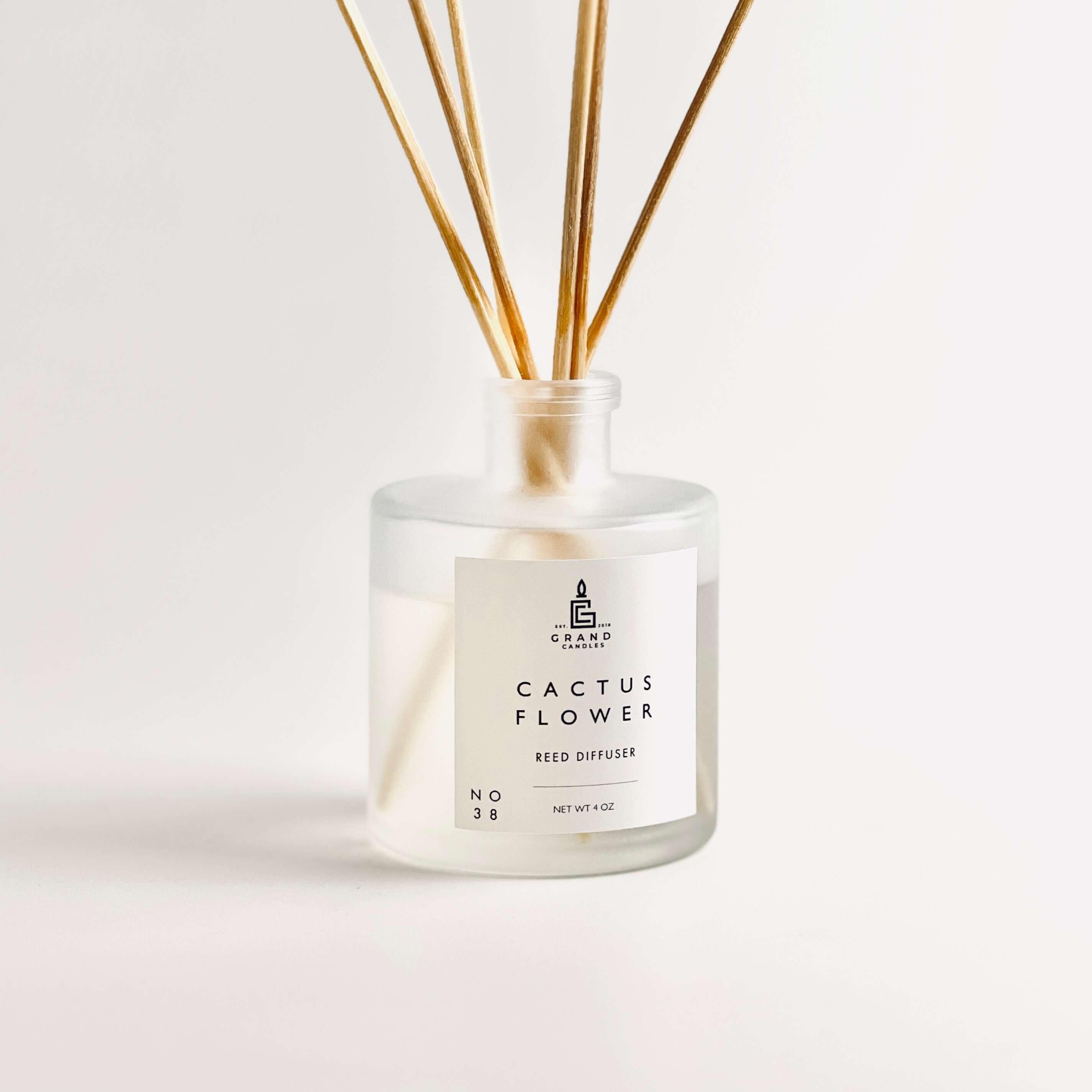 Cactus Flower Reed Diffuser  - Grand Candles LLC   