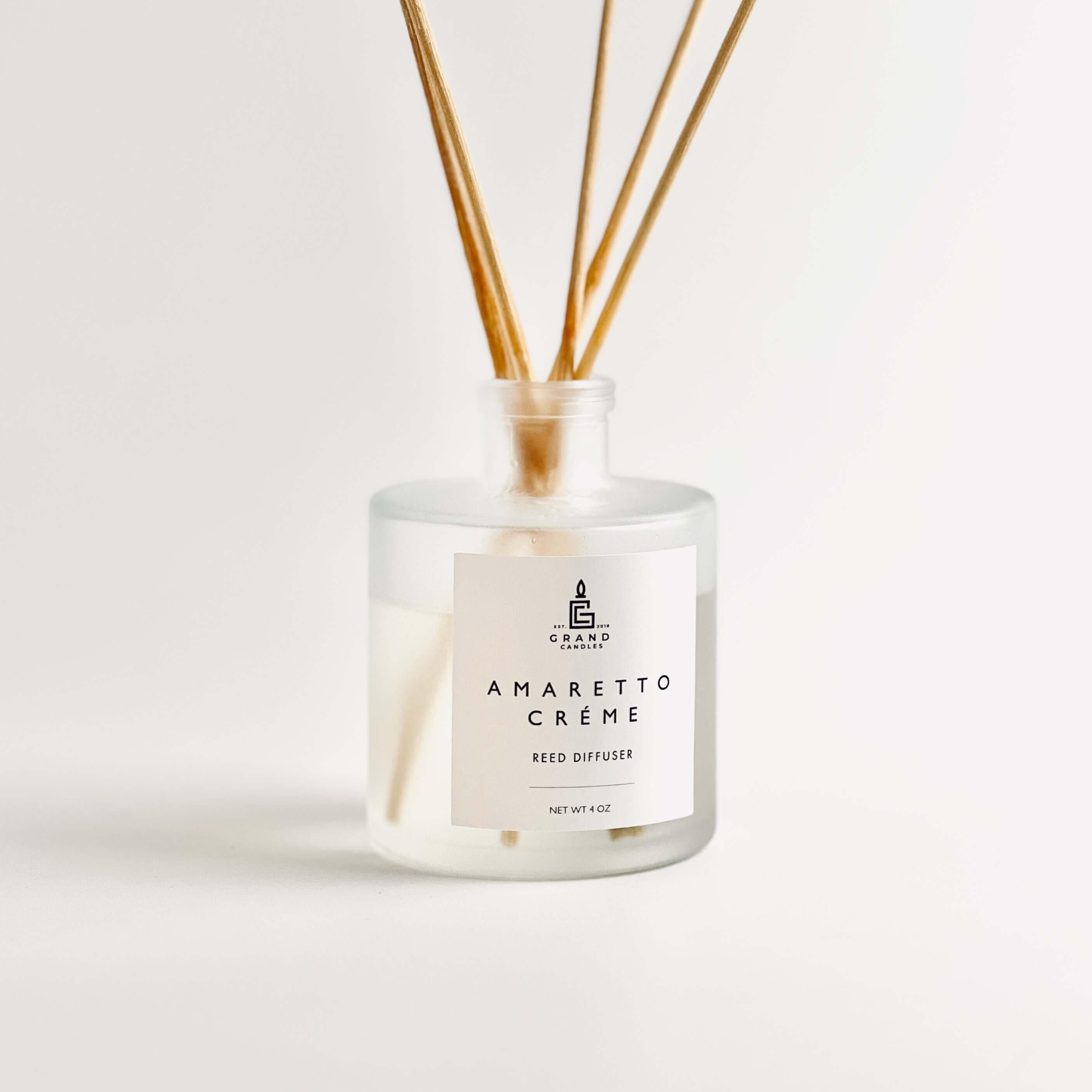 Amaretto Créme Reed Diffuser  - Grand Candles LLC   