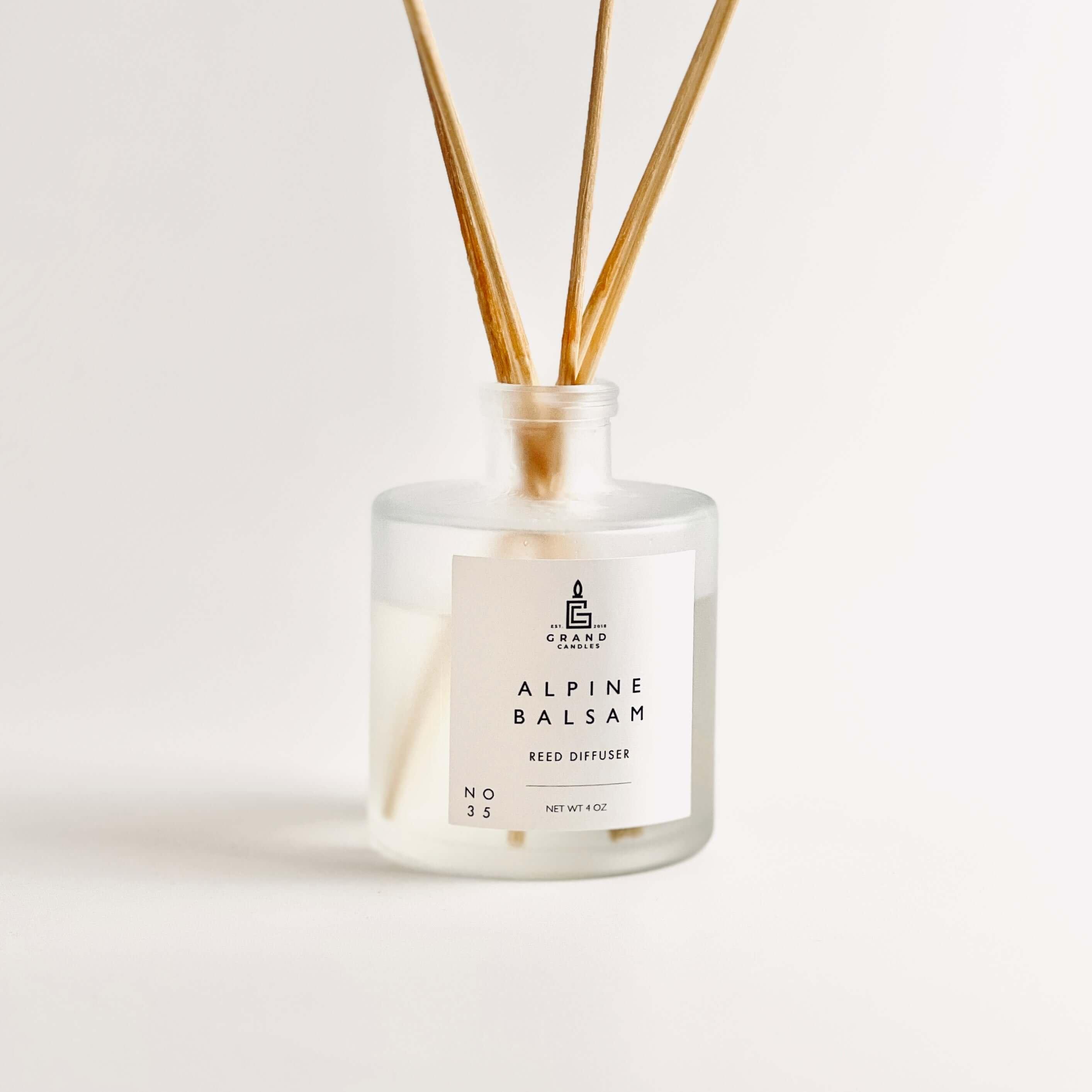 Alpine Balsam Reed Diffuser  - Grand Candles LLC   