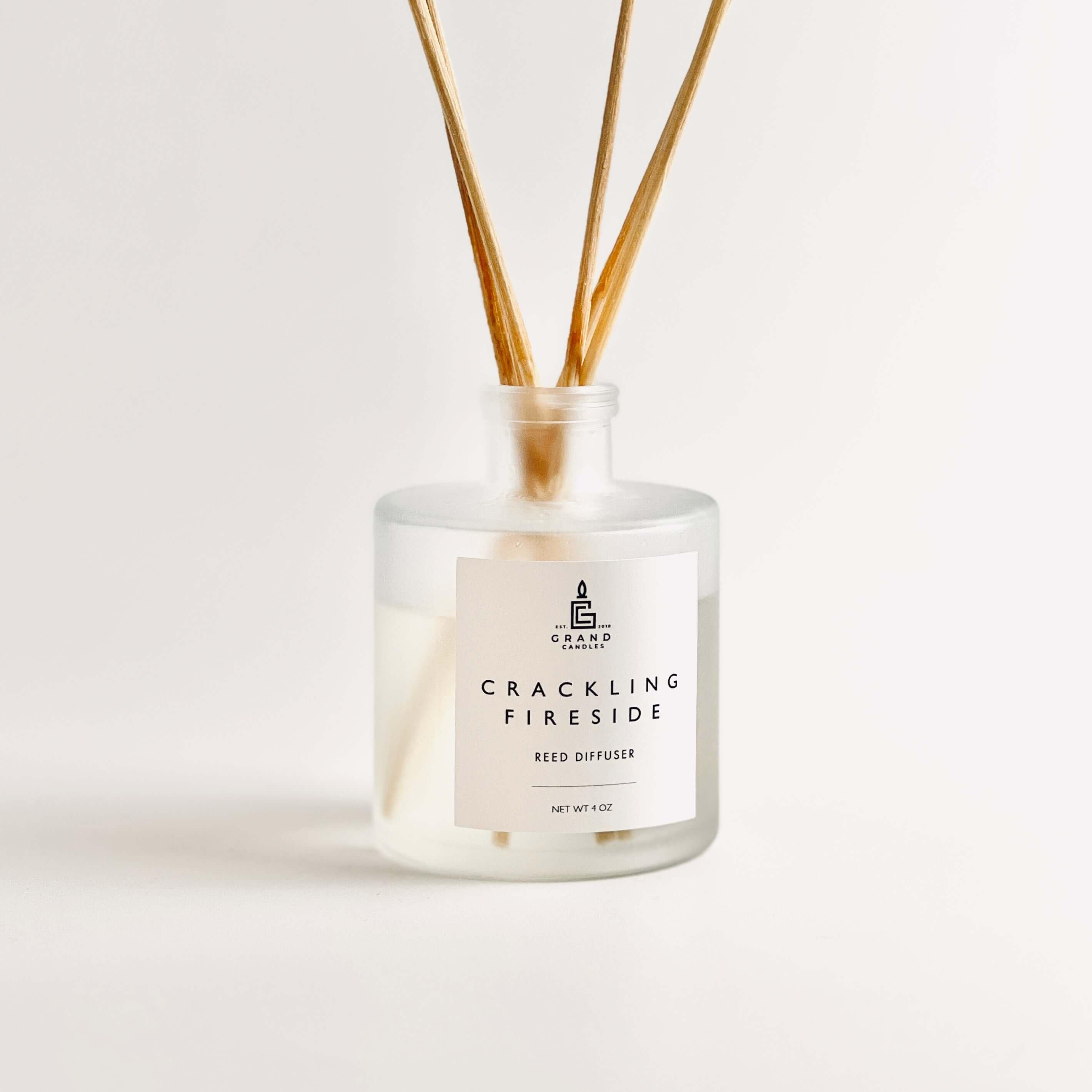 Crackling Fireside Reed Diffuser  - Grand Candles LLC   