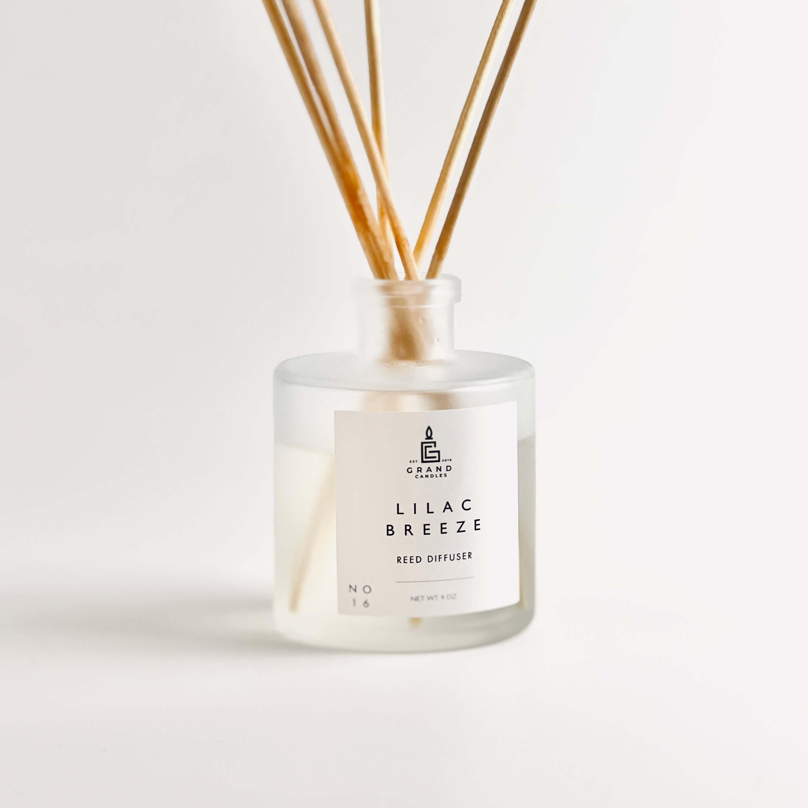 Lilac Breeze Reed Diffuser  - Grand Candles LLC   