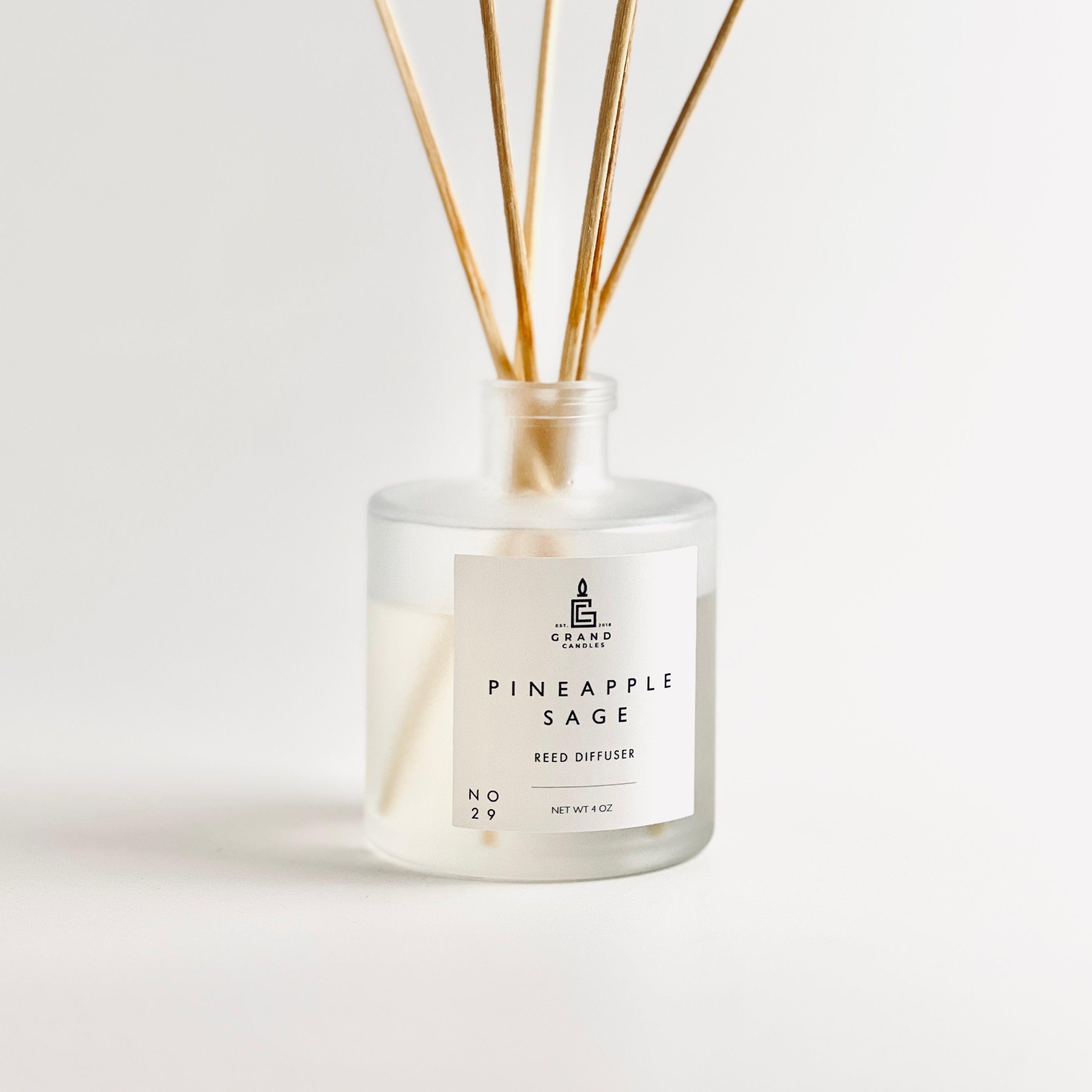 Pineapple Sage Reed Diffuser  - Grand Candles LLC   