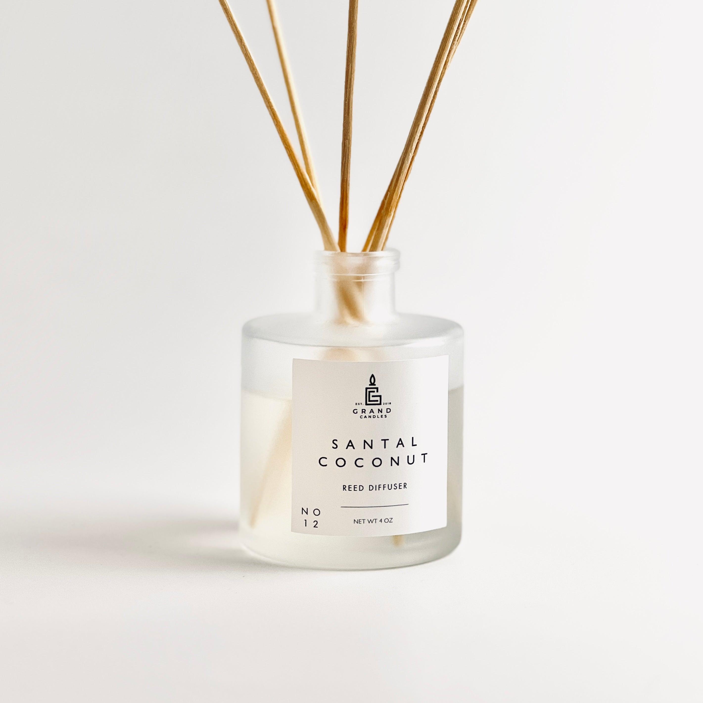 Santal Coconut Reed Diffuser  - Grand Candles LLC   