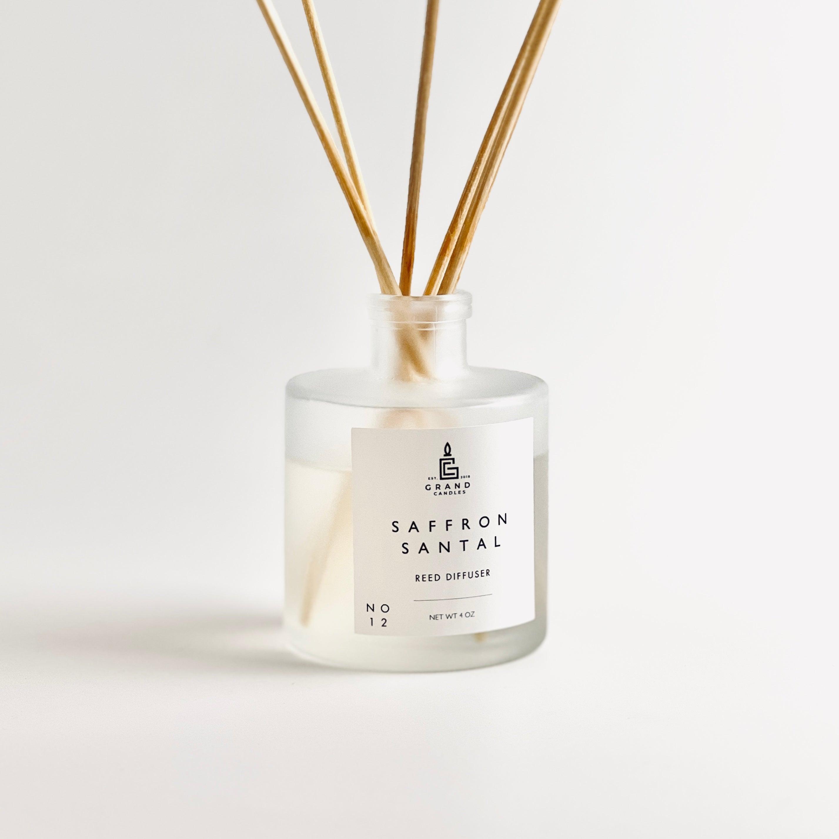 Saffron Santal Reed Diffuser  - Grand Candles LLC   