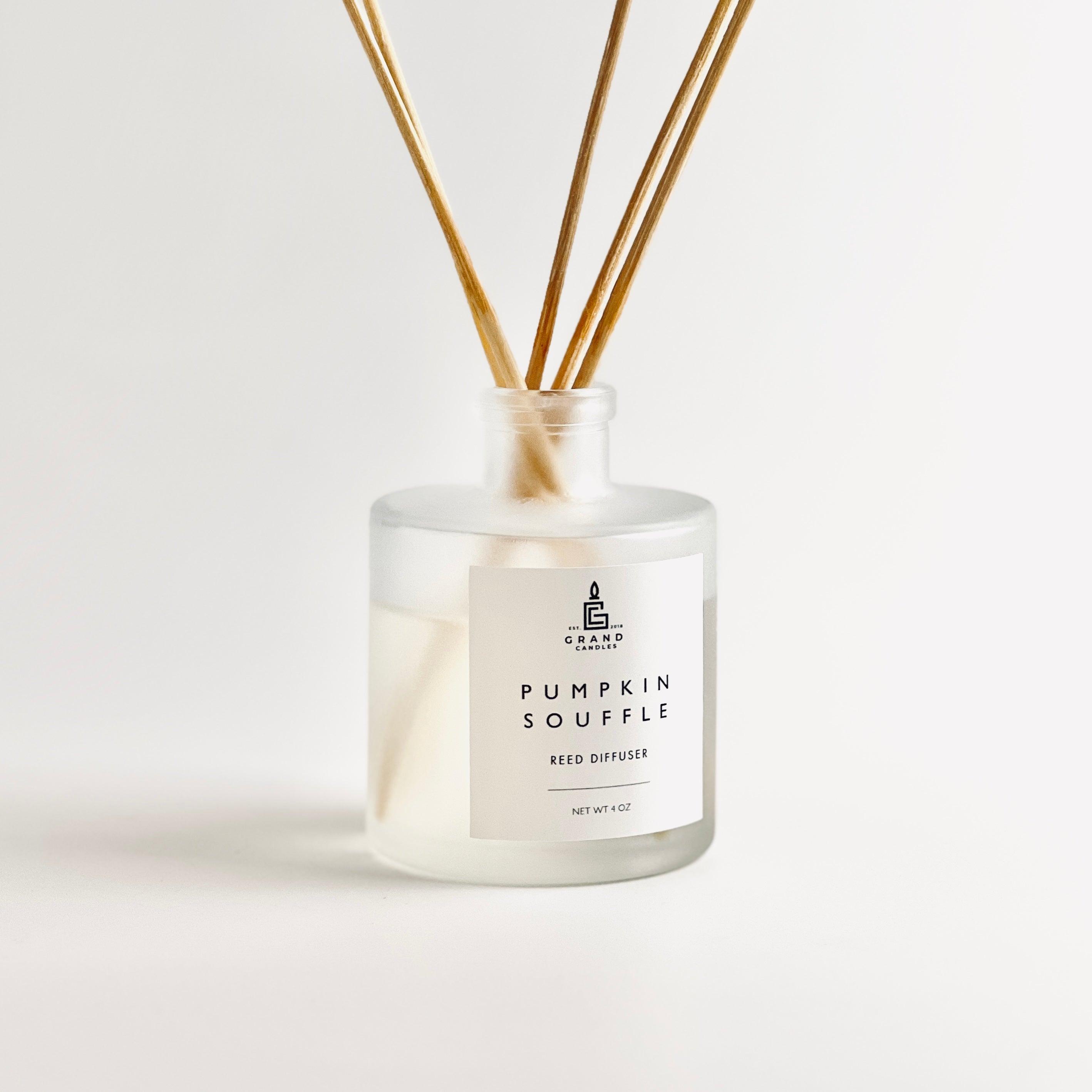 Pumpkin Soufflé Reed Diffuser  - Grand Candles LLC   