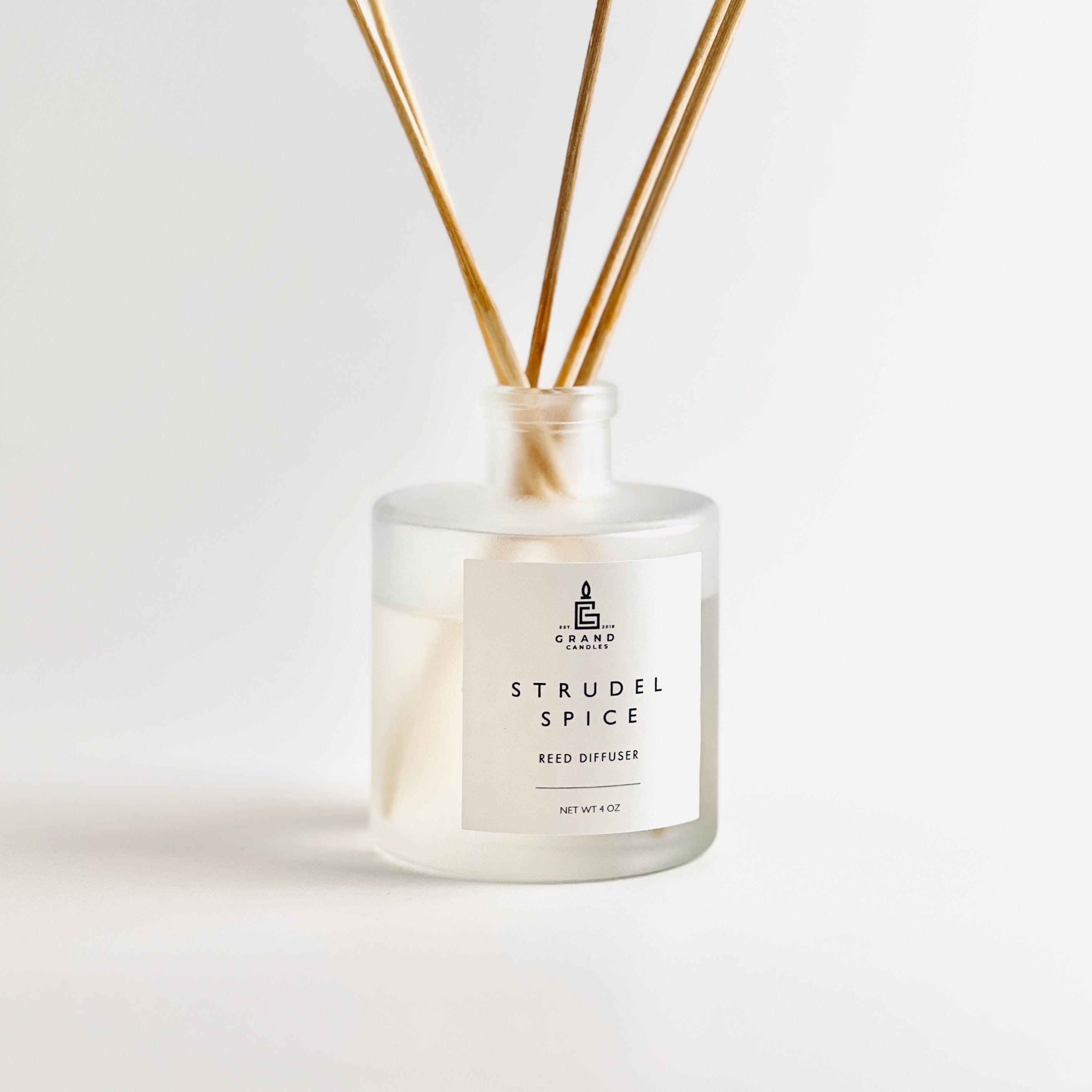 Strudel Spice Reed Diffuser  - Grand Candles LLC   