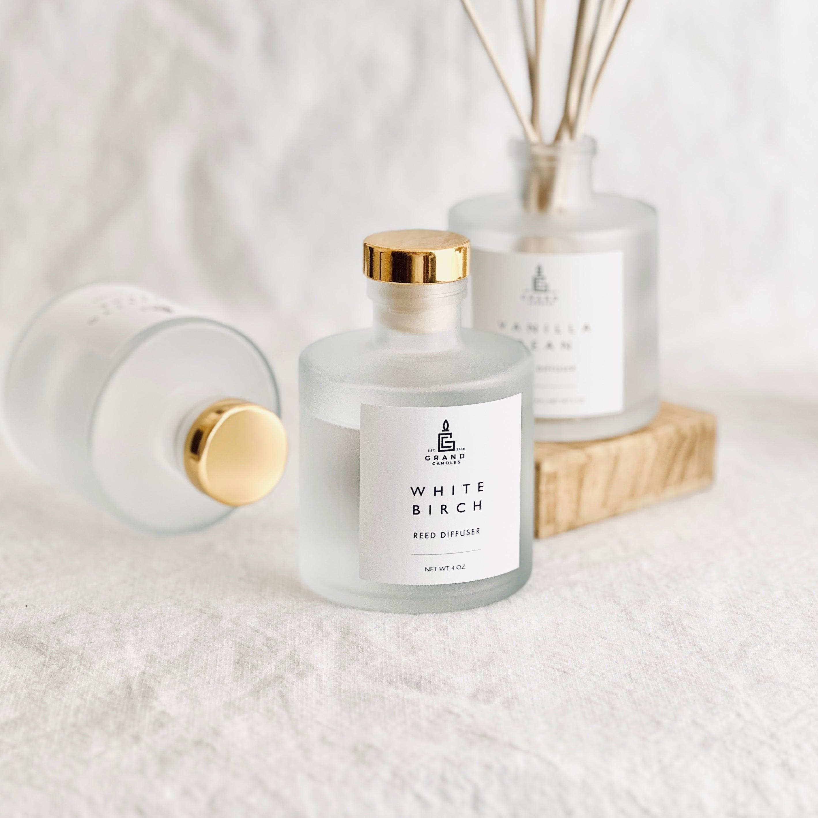 White Birch Reed Diffuser  - Grand Candles LLC   