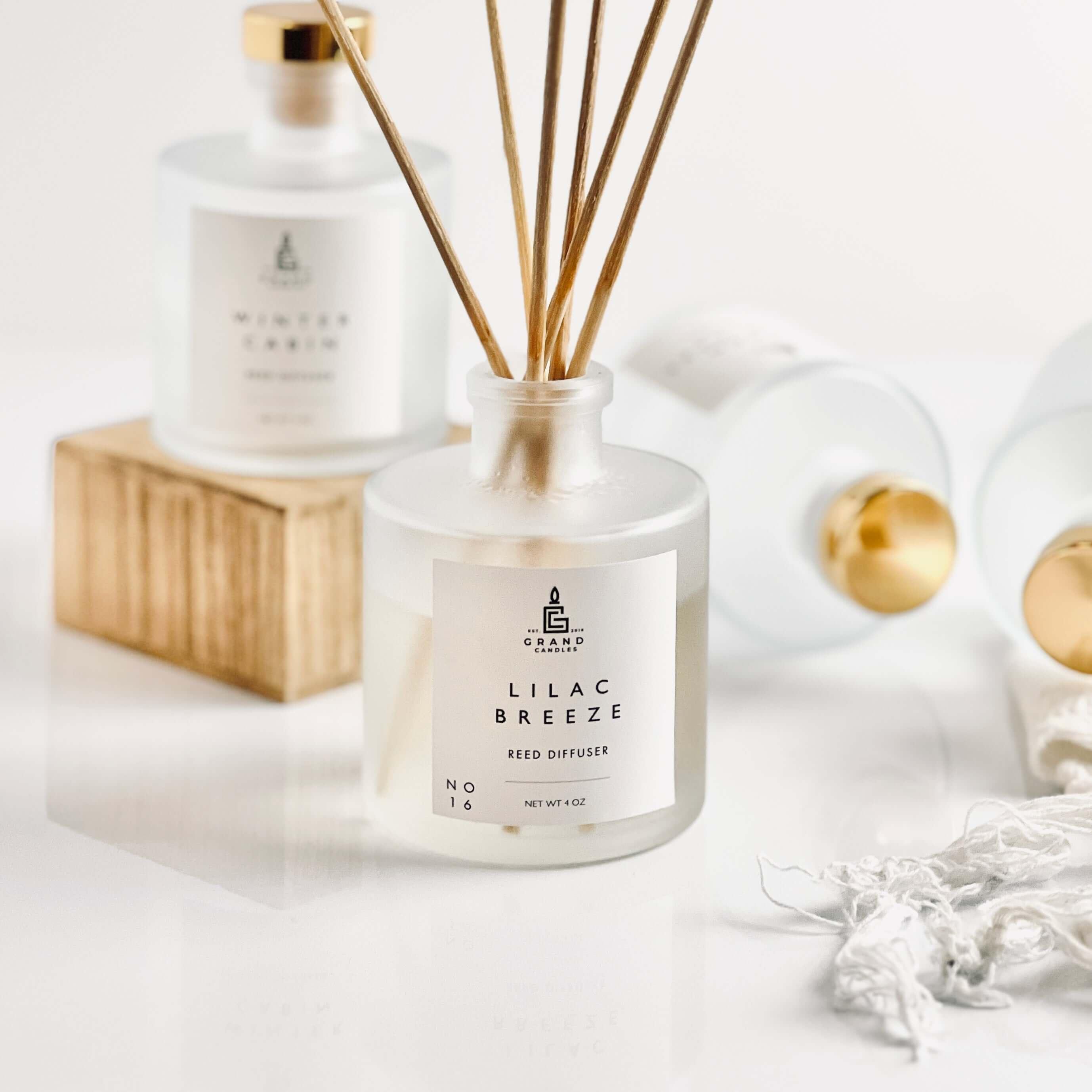 Lilac Breeze Reed Diffuser  - Grand Candles LLC   