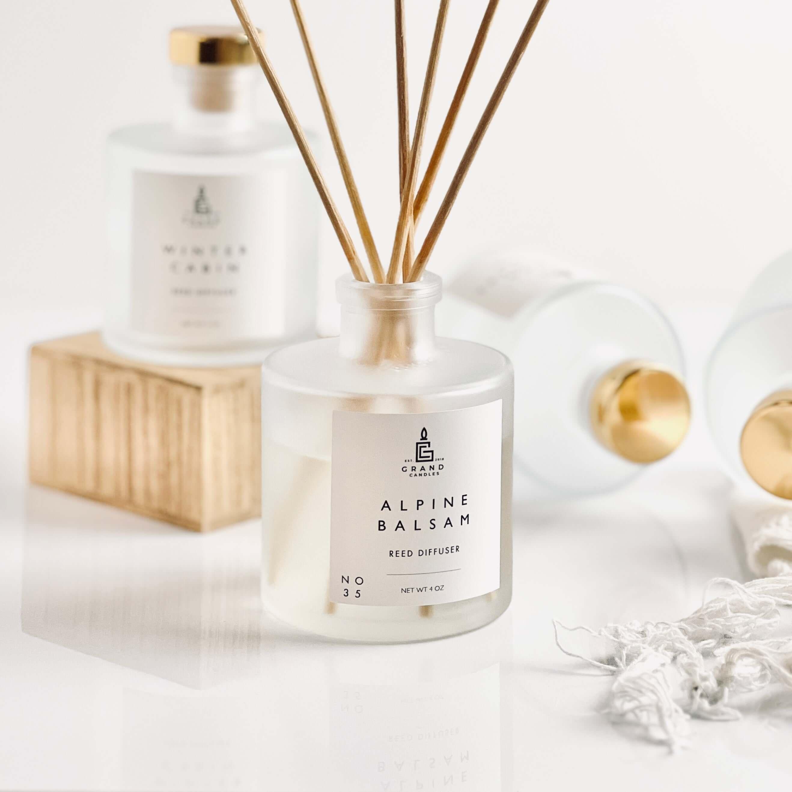 Alpine Balsam Reed Diffuser  - Grand Candles LLC   