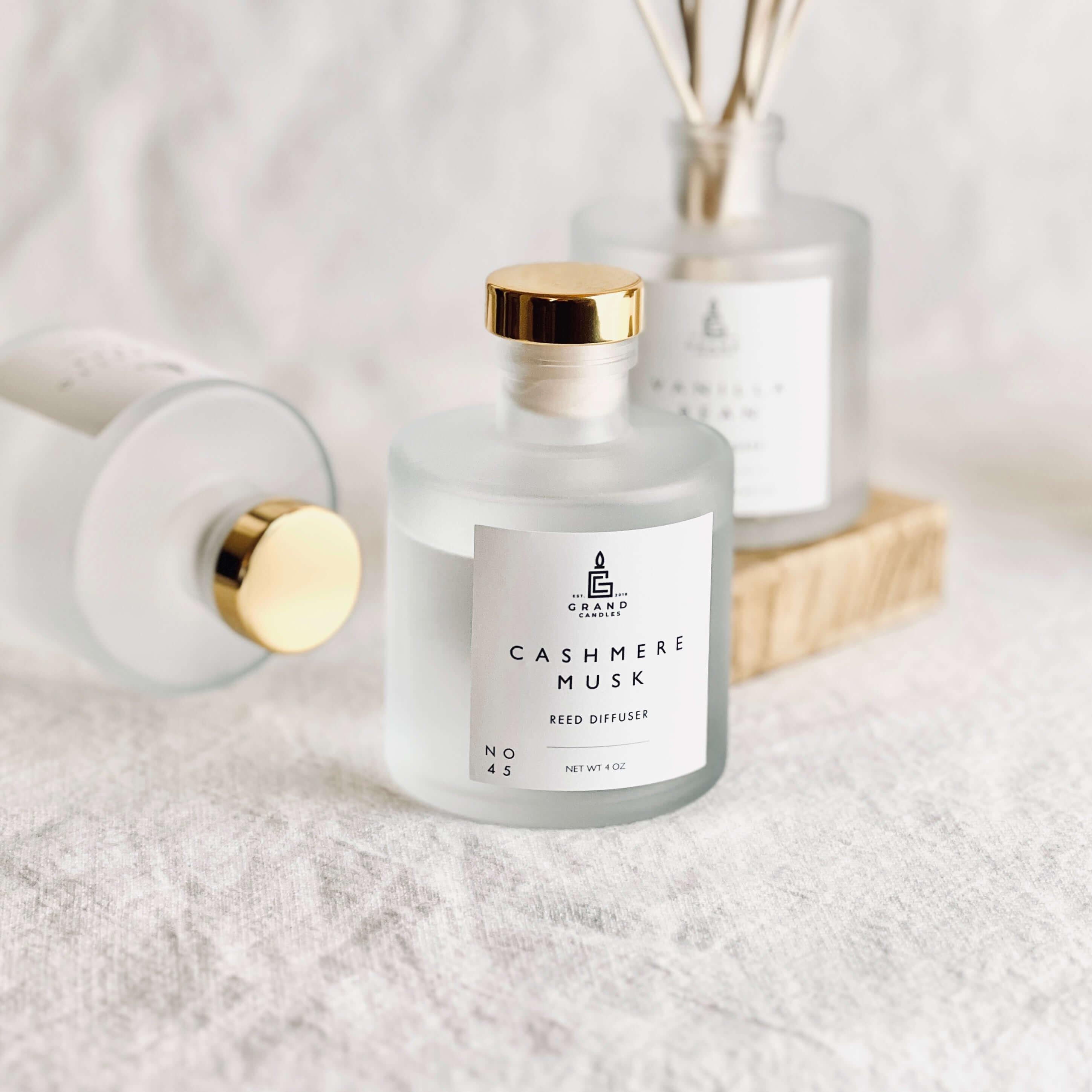 Cashmere Musk Reed Diffuser  - Grand Candles LLC   