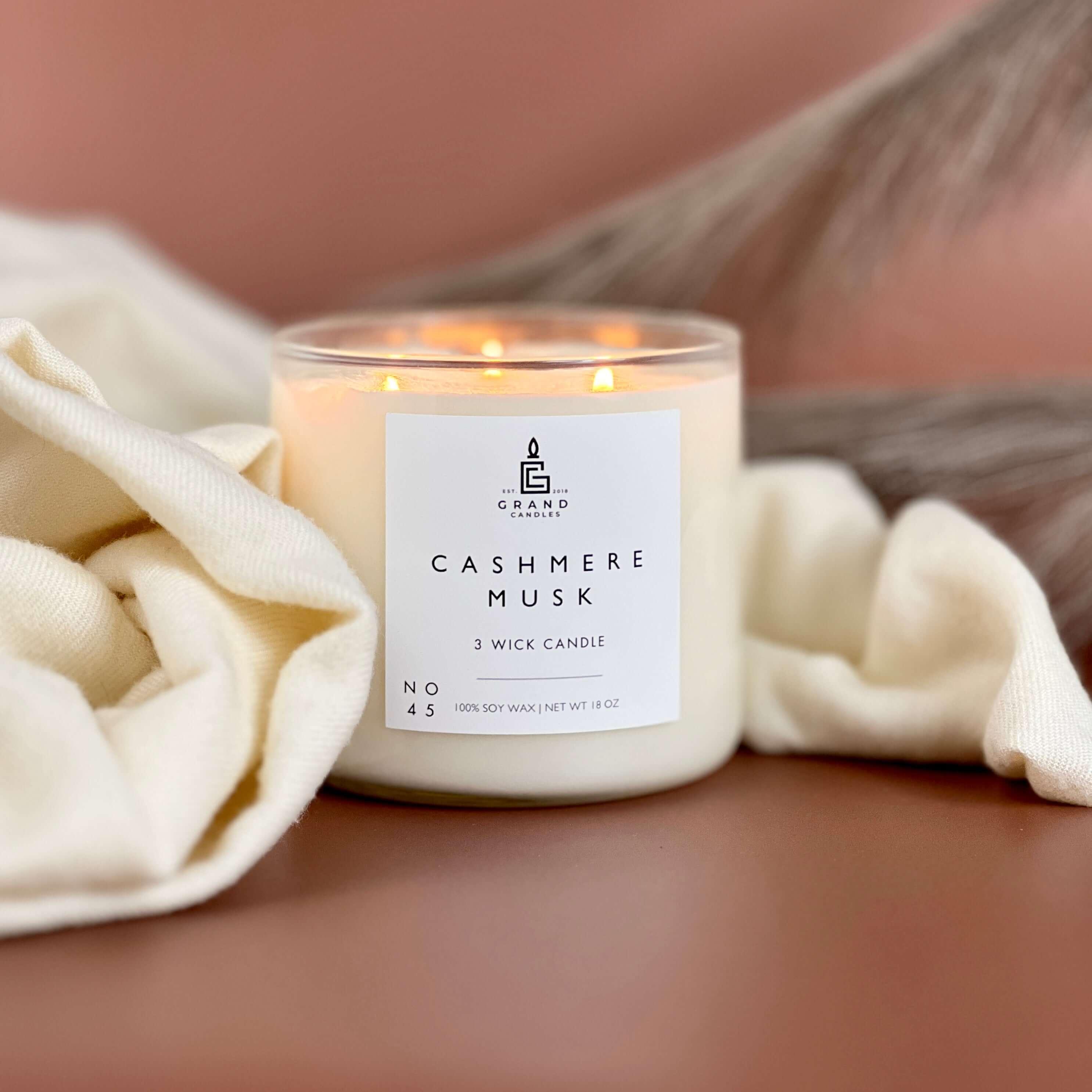 Cashmere Musk Candle  - Grand Candles LLC   