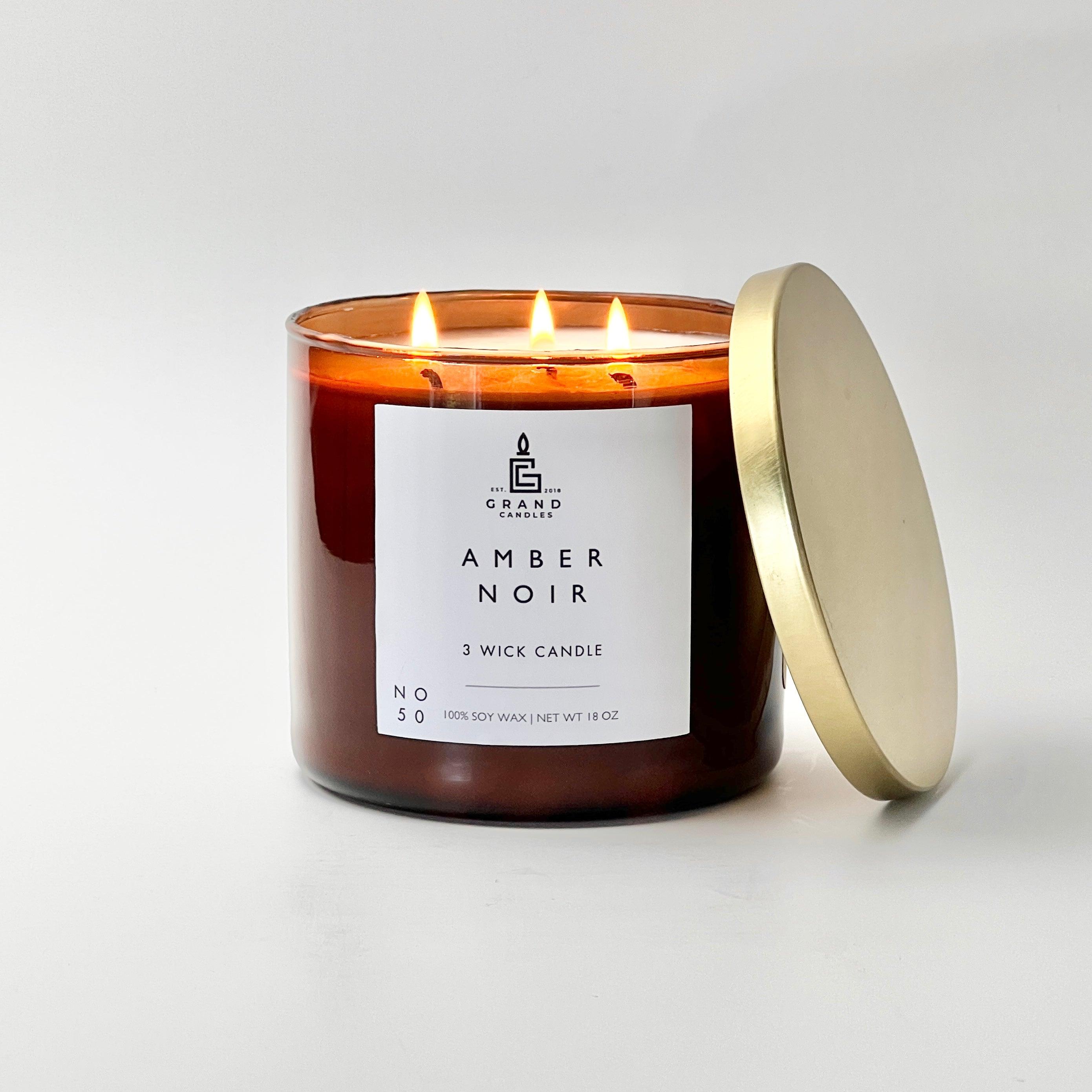 Amber Noir Candle  - Grand Candles LLC   