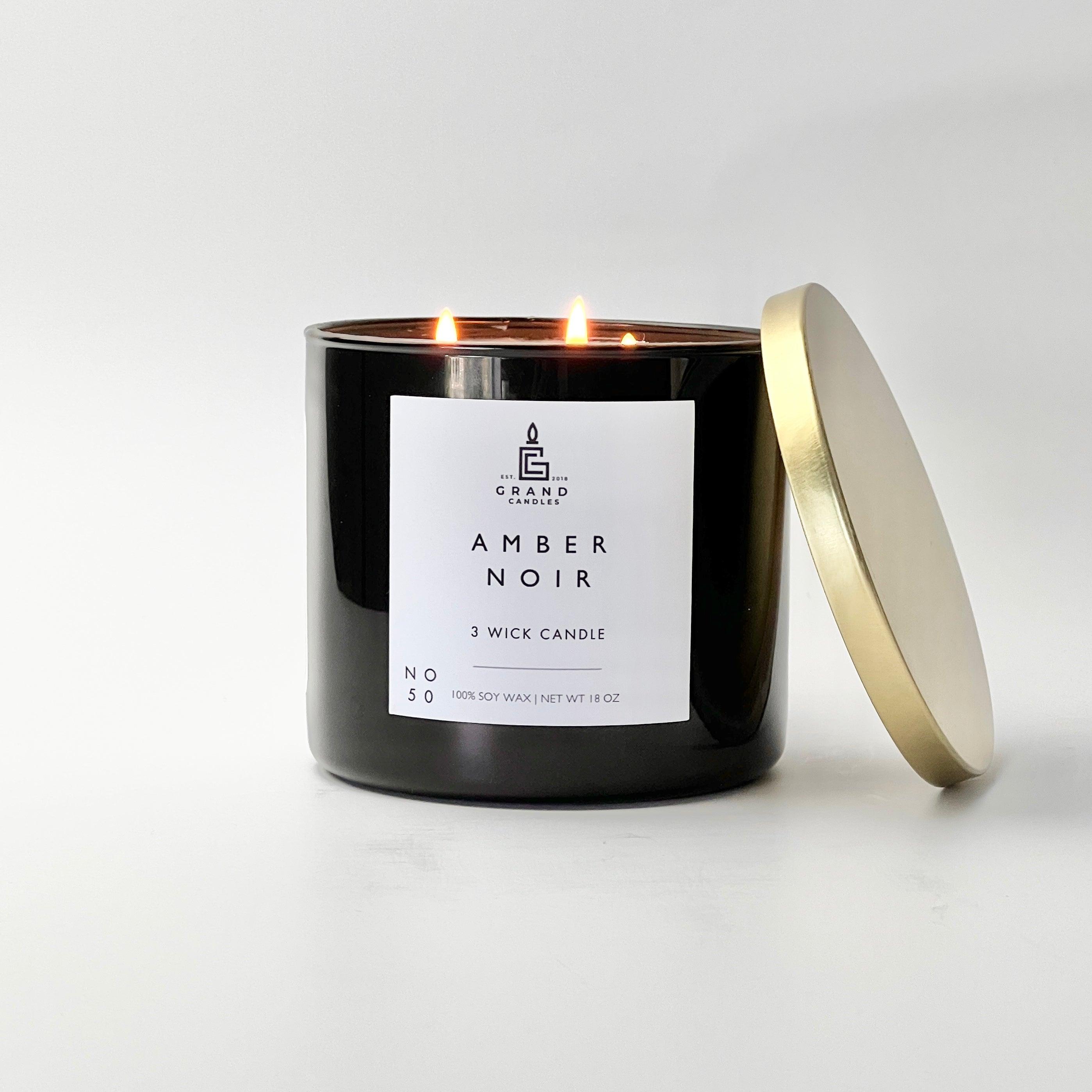 Amber Noir Candle  - Grand Candles LLC   