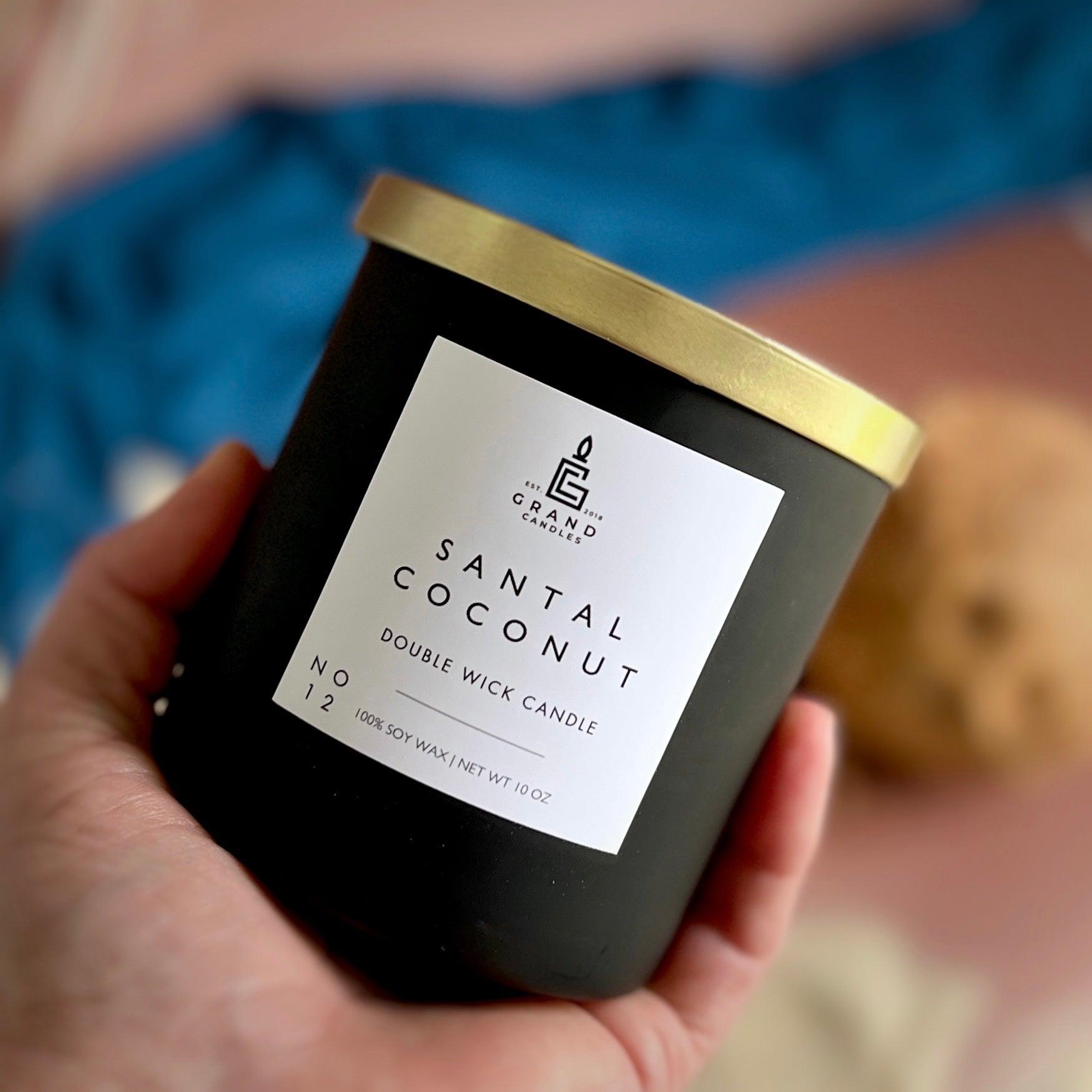 Santal Coconut Candle  - Grand Candles LLC   