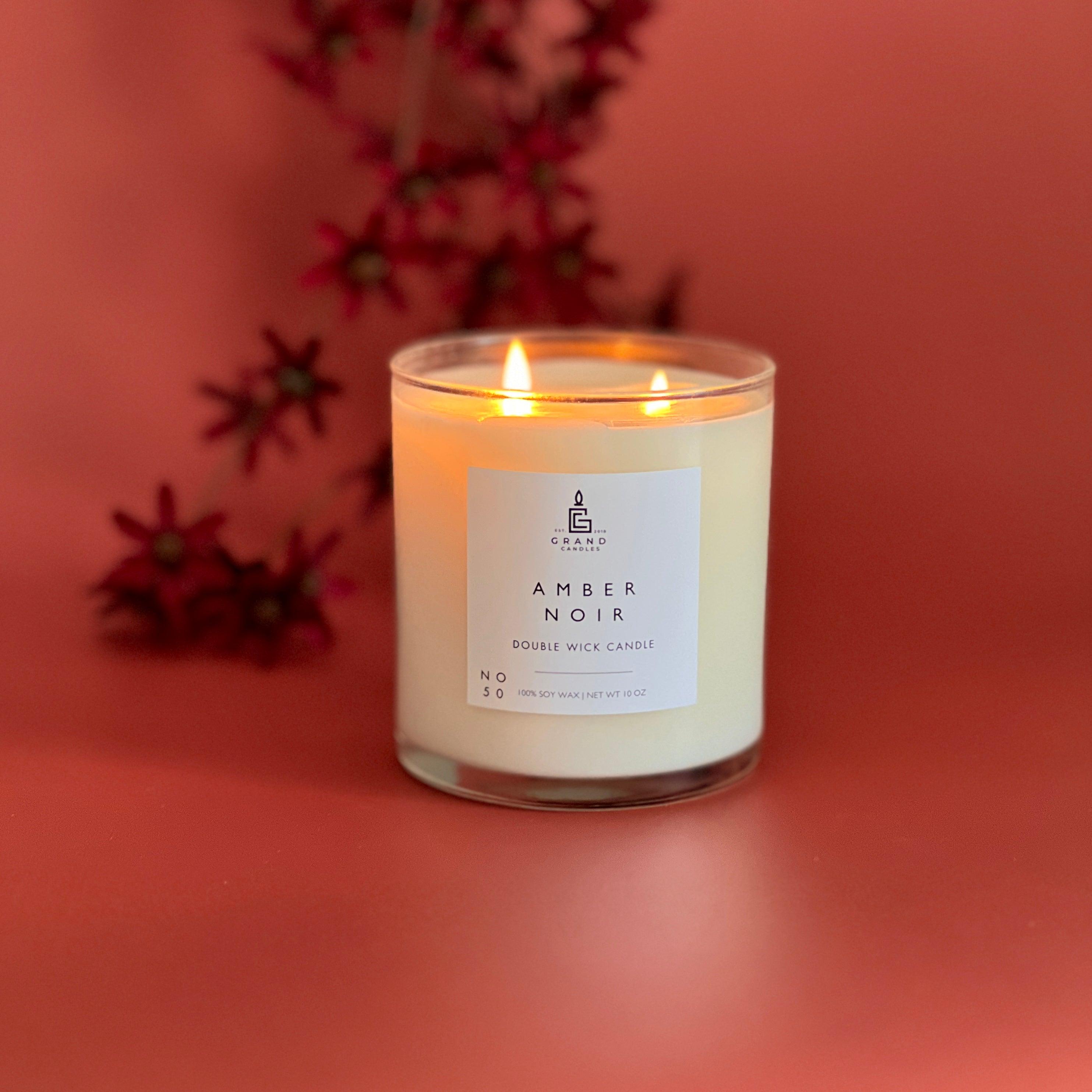 Amber Noir Candle  - Grand Candles LLC   