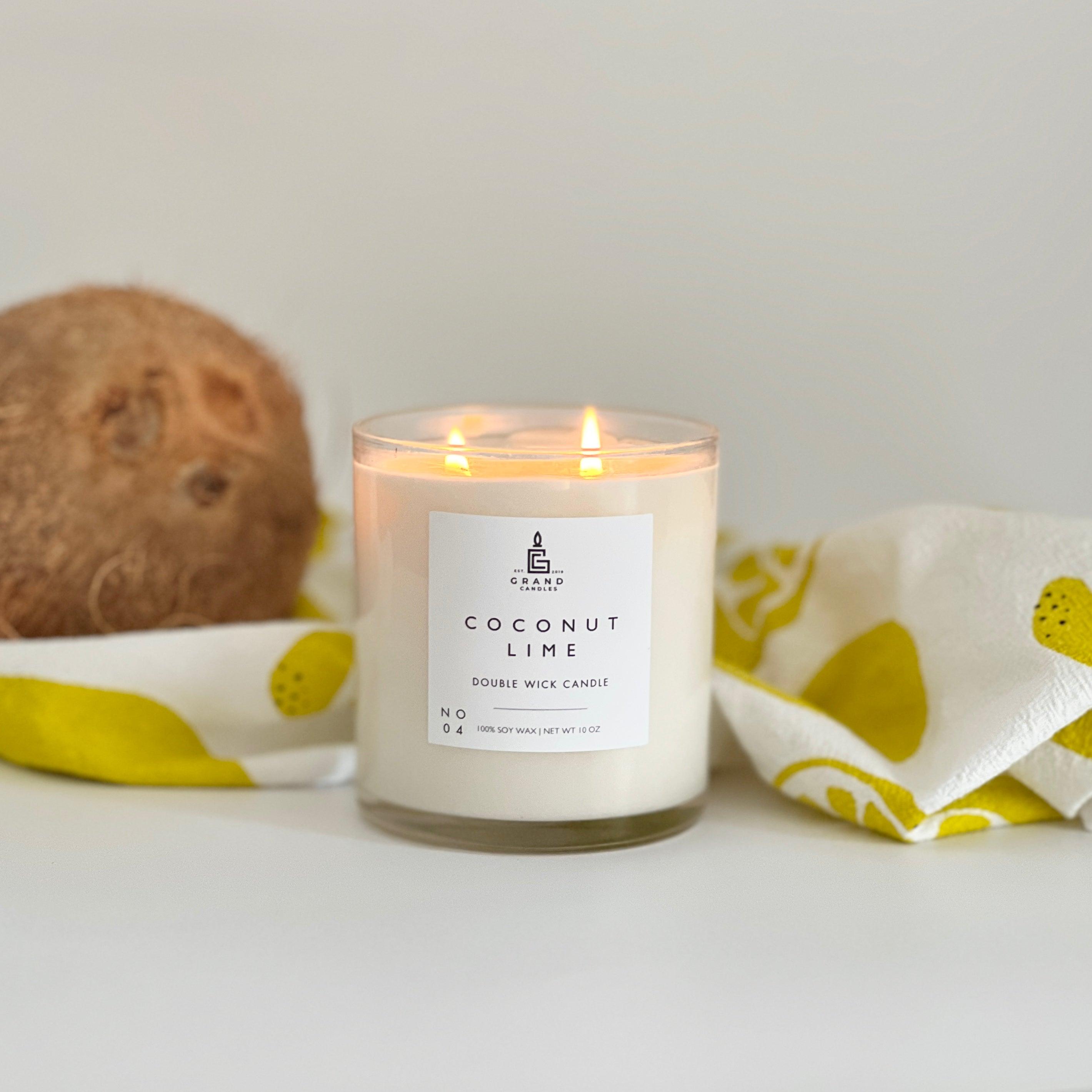 Coconut Lime Candle  - Grand Candles LLC   