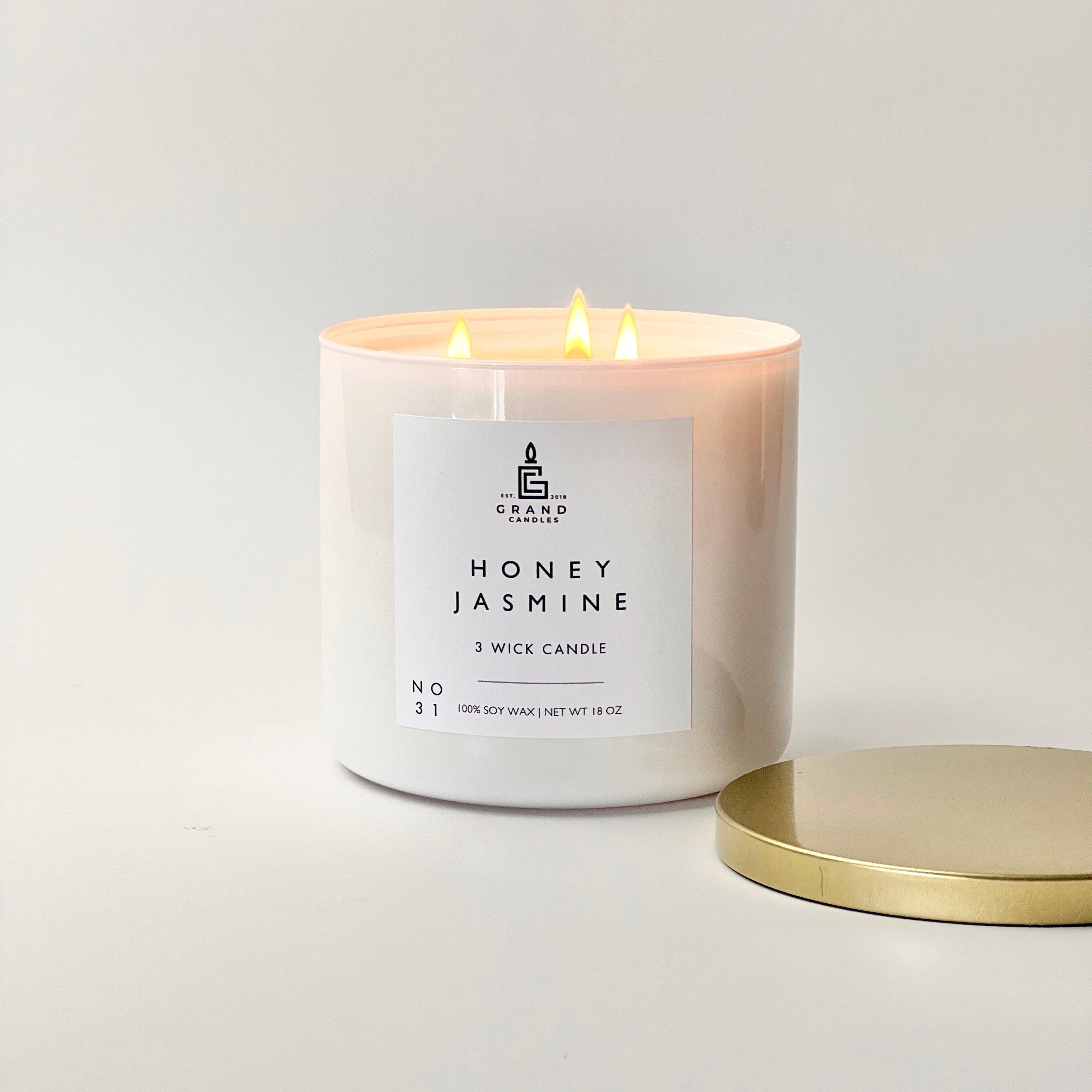 Honey Jasmine Candle  - Grand Candles LLC   