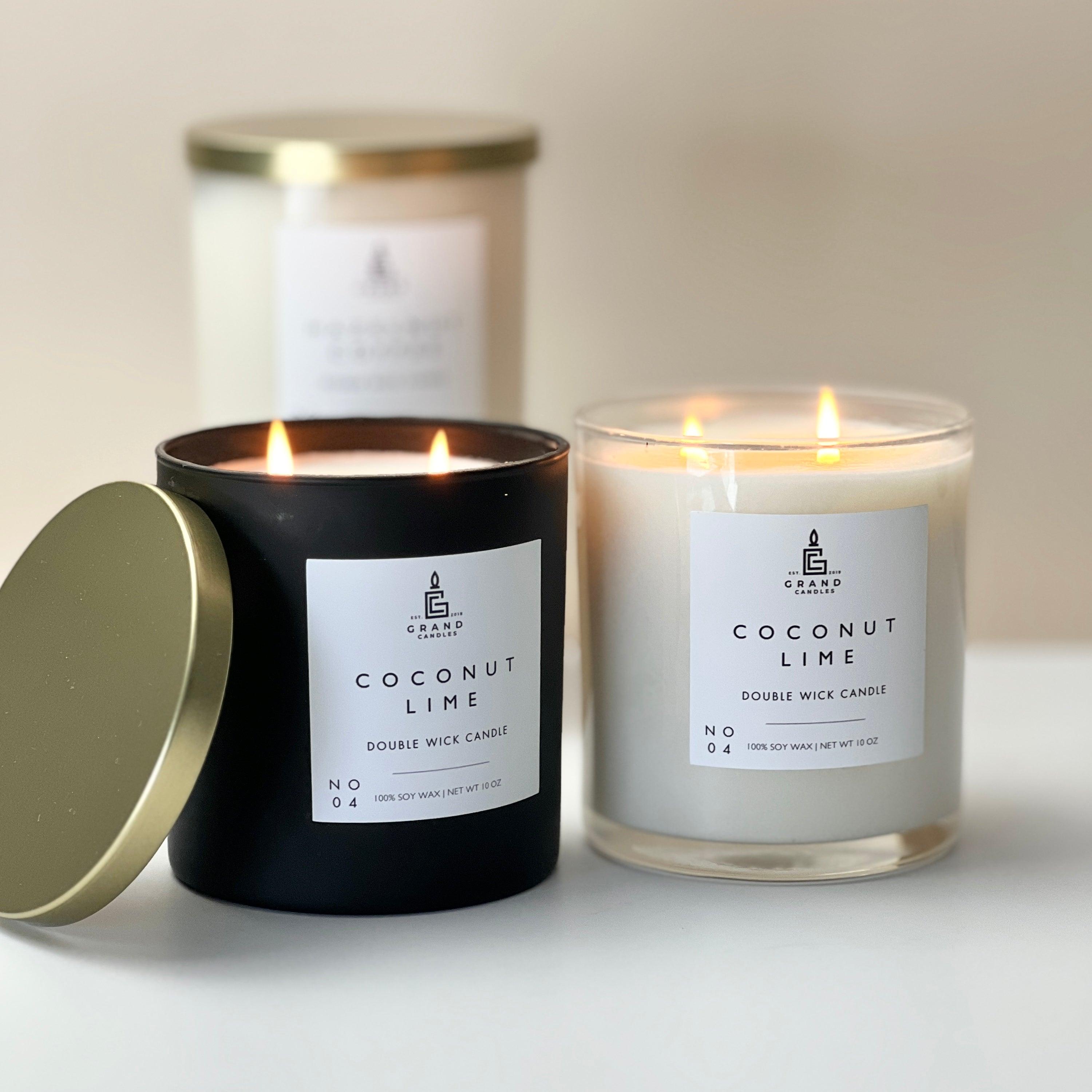 Coconut Lime Candle  - Grand Candles LLC   