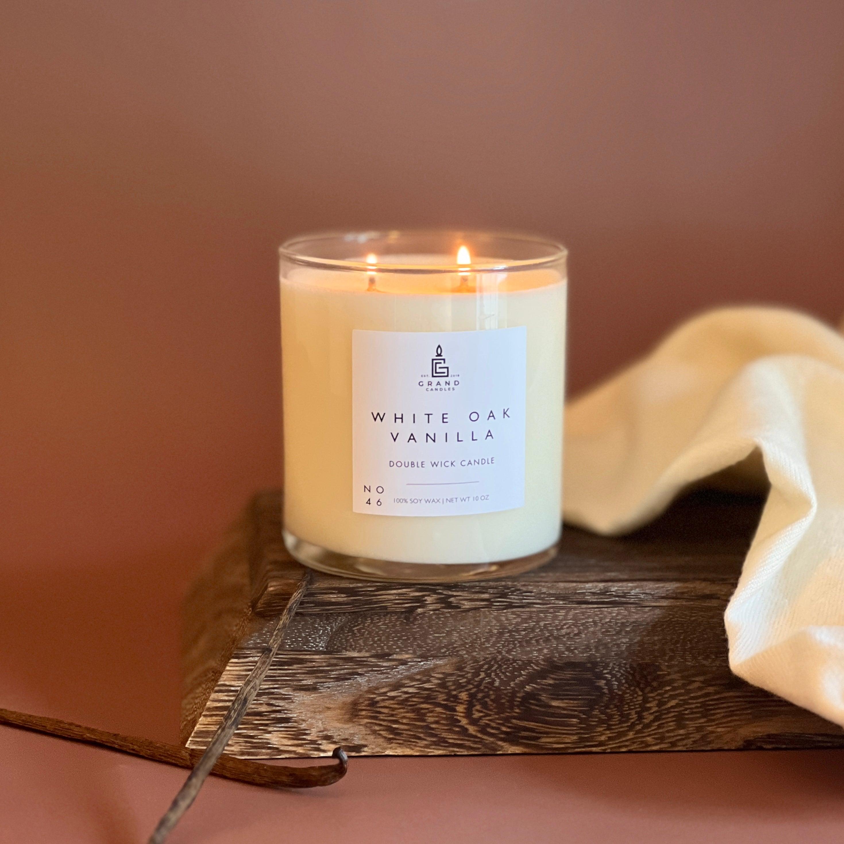 White Oak Vanilla Candle  - Grand Candles LLC   