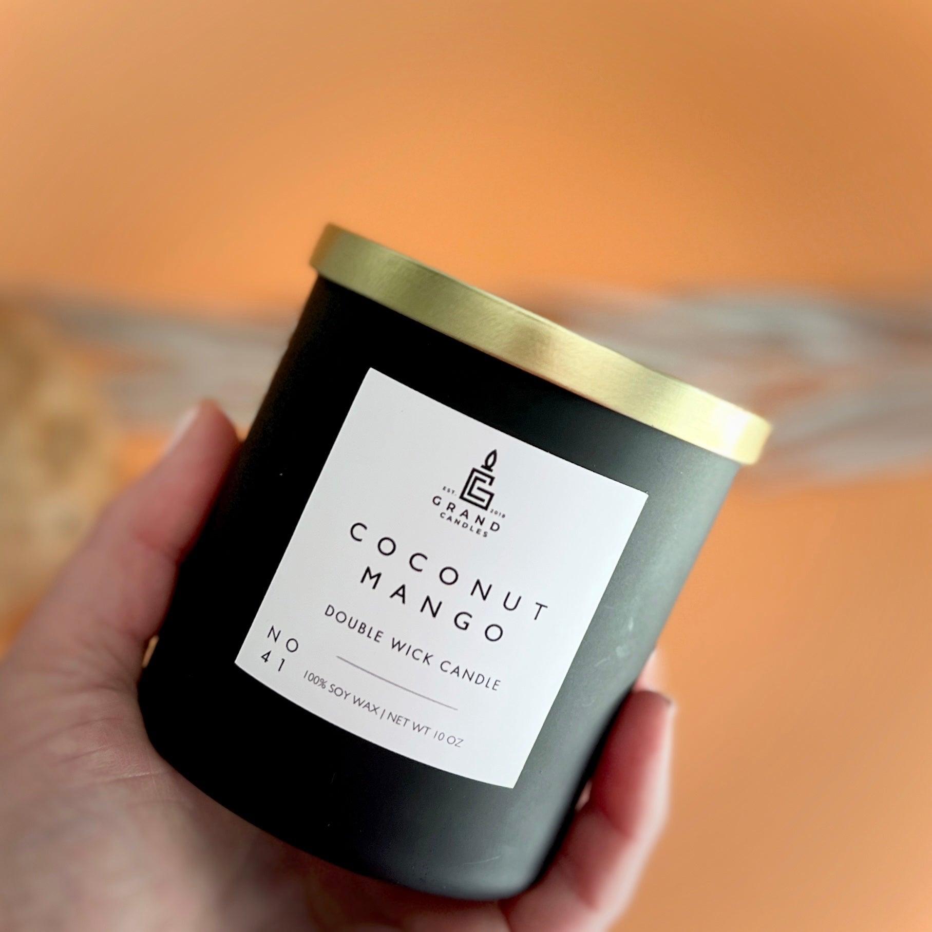 Coconut Mango Candle  - Grand Candles LLC   