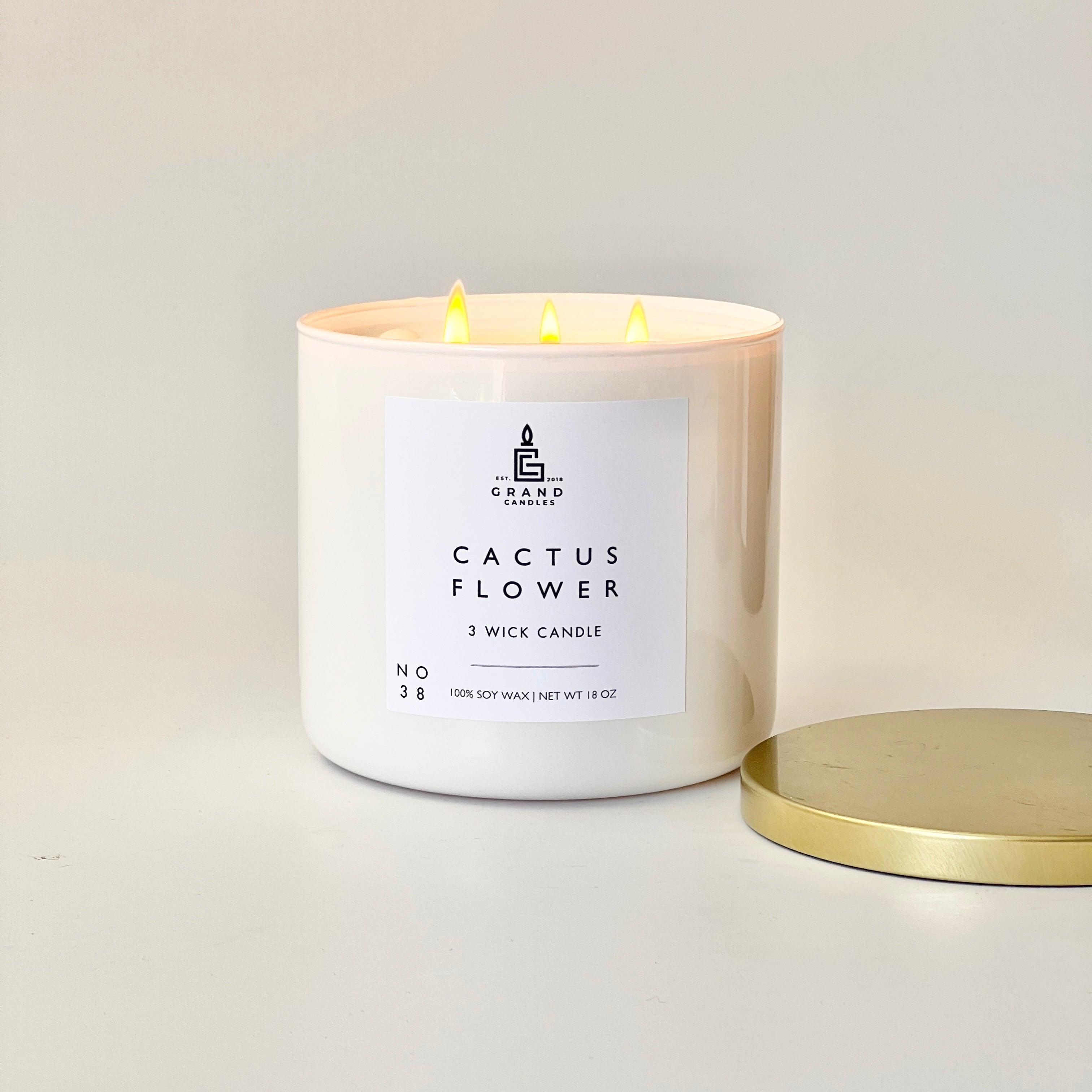 Cactus Flower Candle  - Grand Candles LLC   