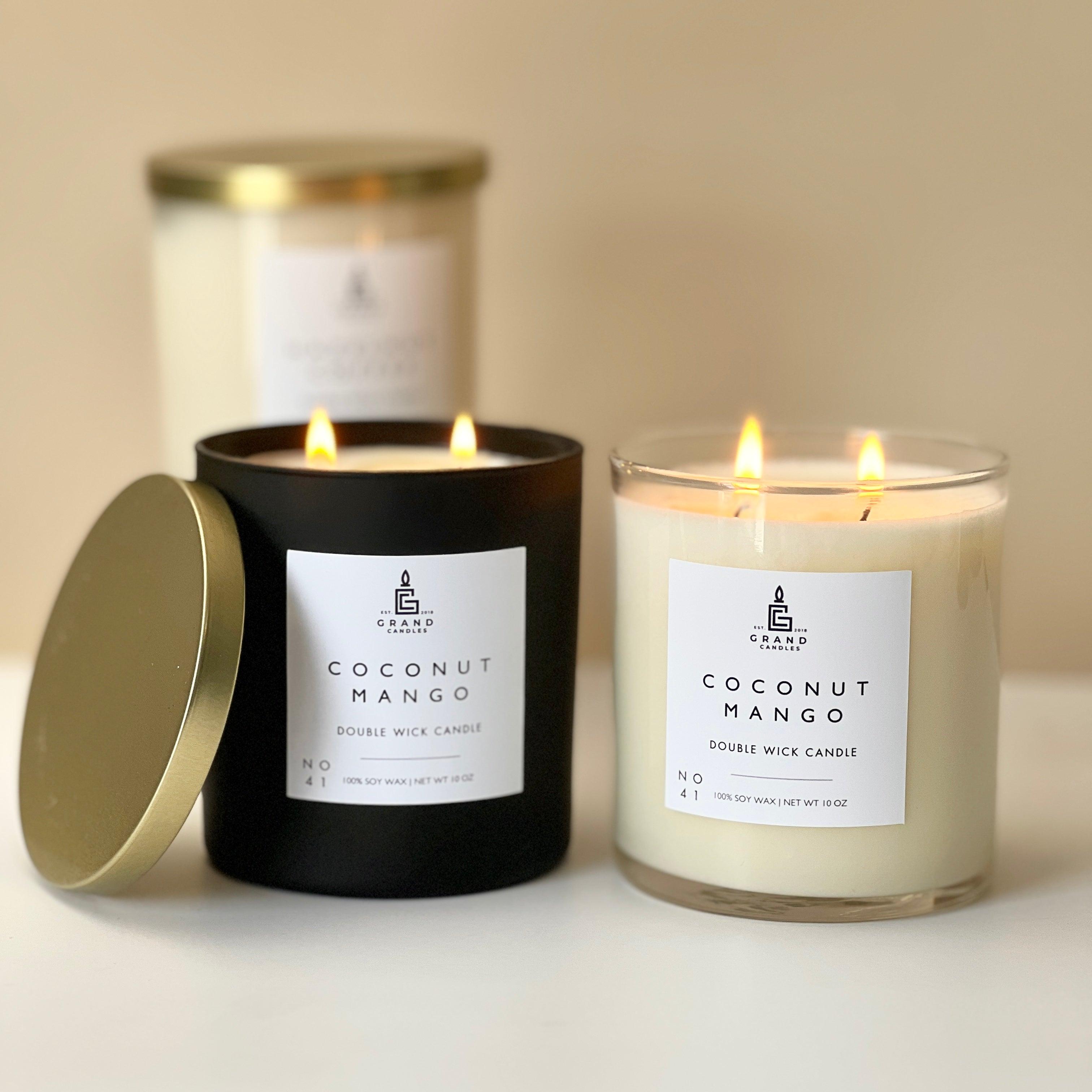 Coconut Mango Candle  - Grand Candles LLC   