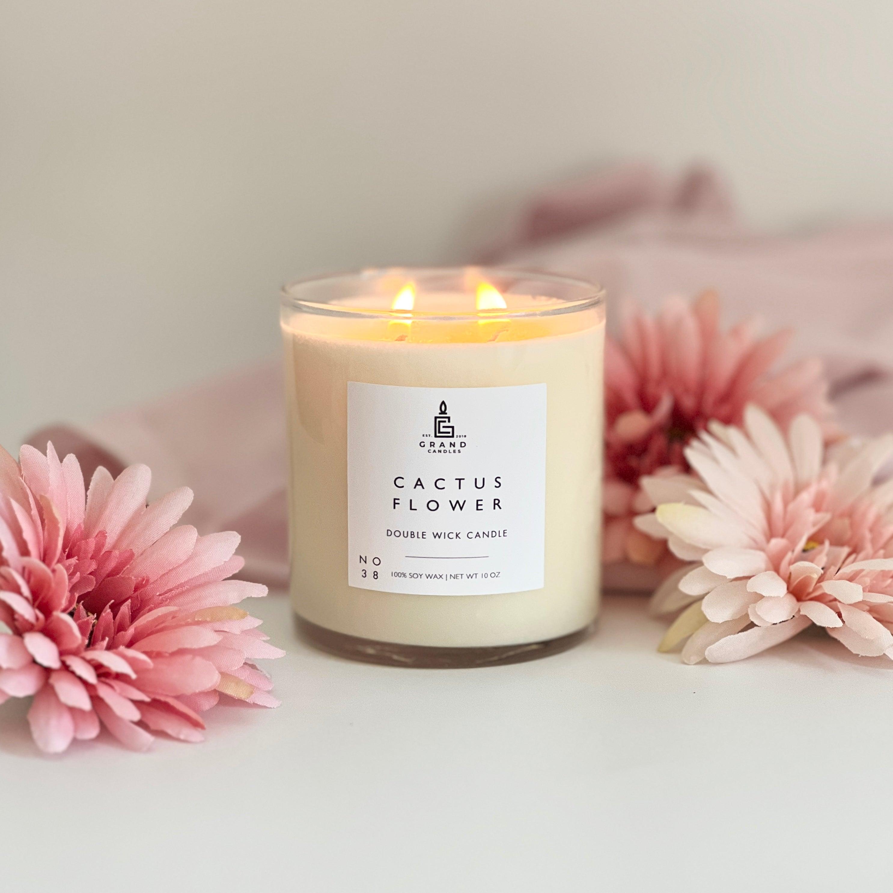 Cactus Flower Candle  - Grand Candles LLC   