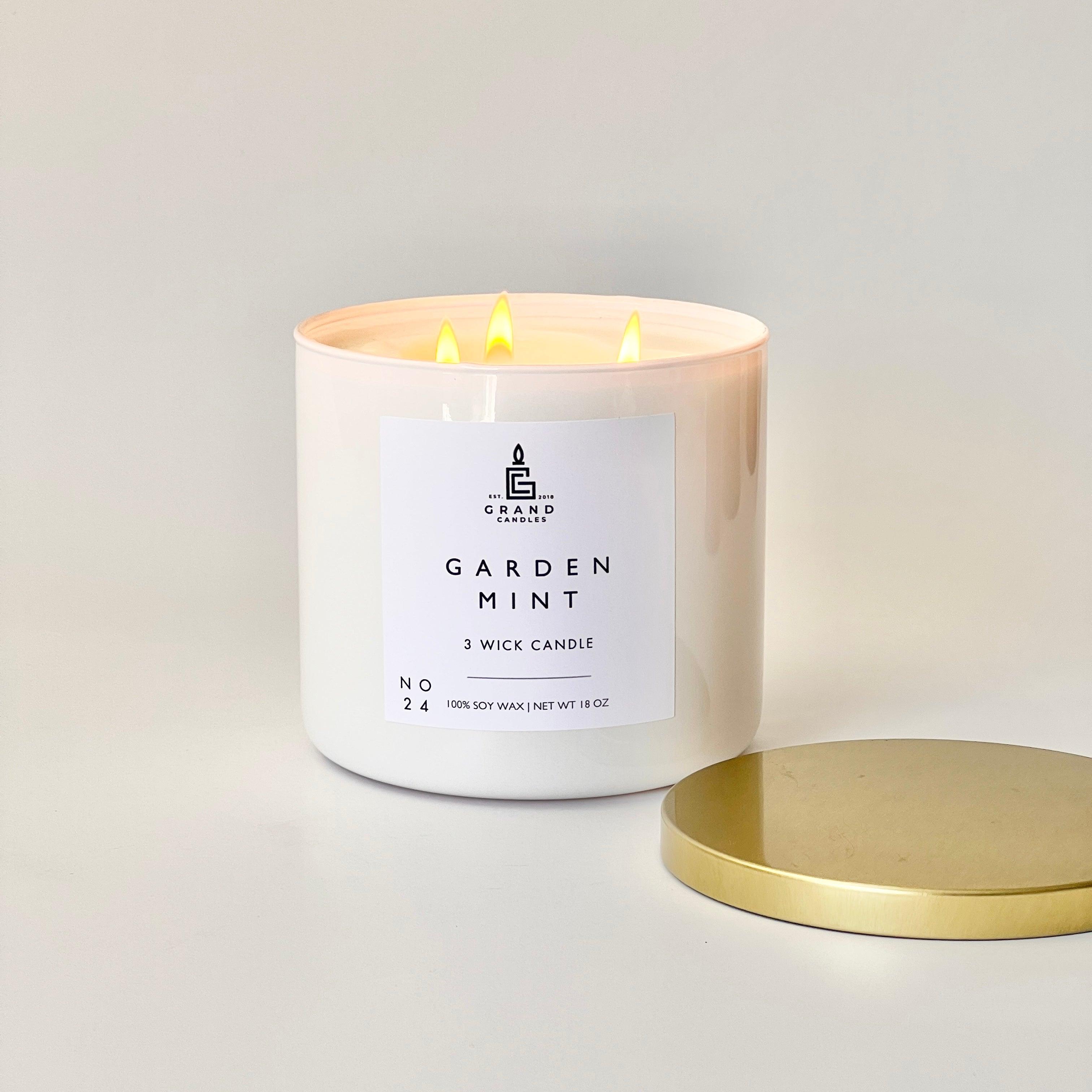 Garden Mint Candle  - Grand Candles LLC   