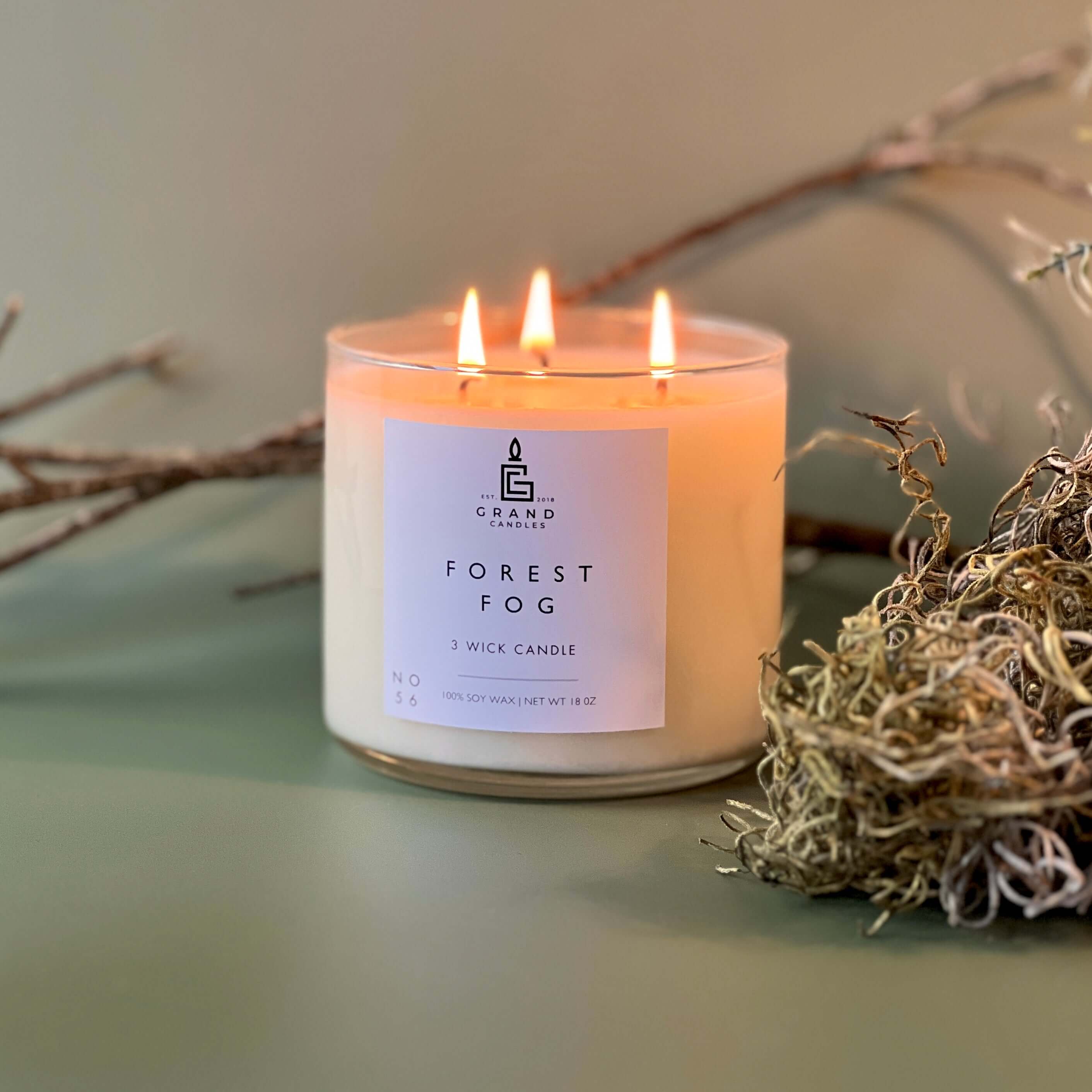 Forest Fog Candle  - Grand Candles LLC   