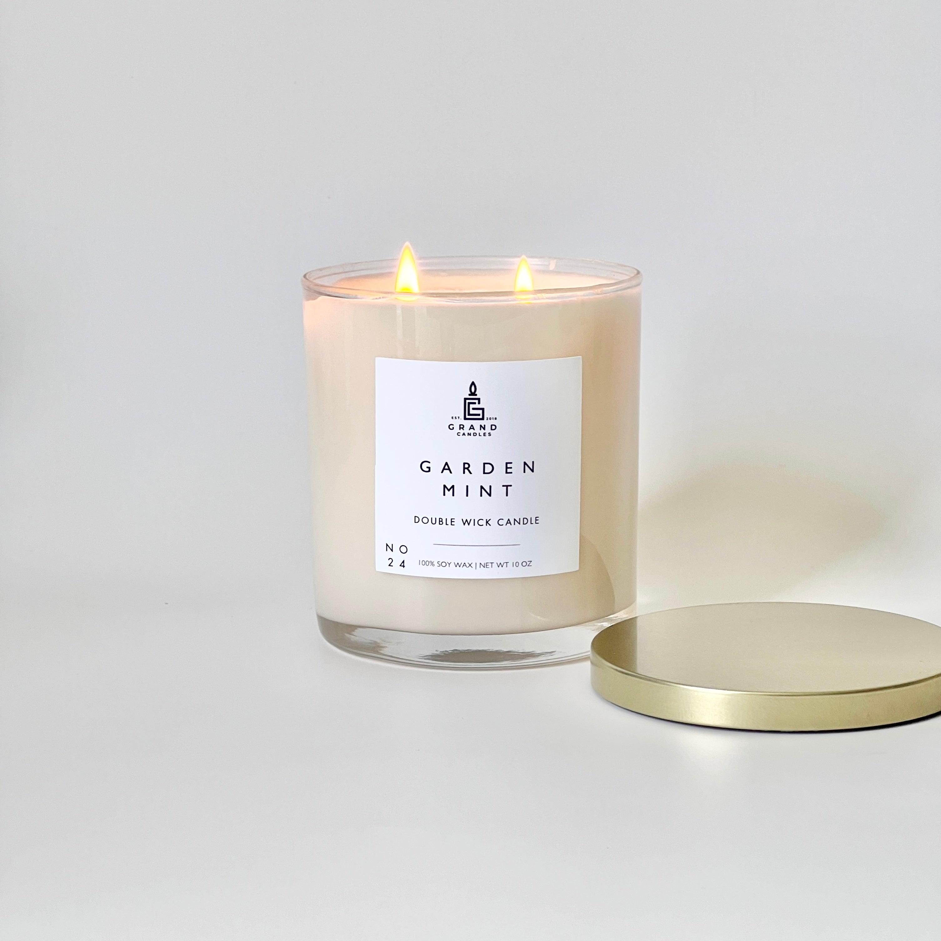 Garden Mint Candle  - Grand Candles LLC   