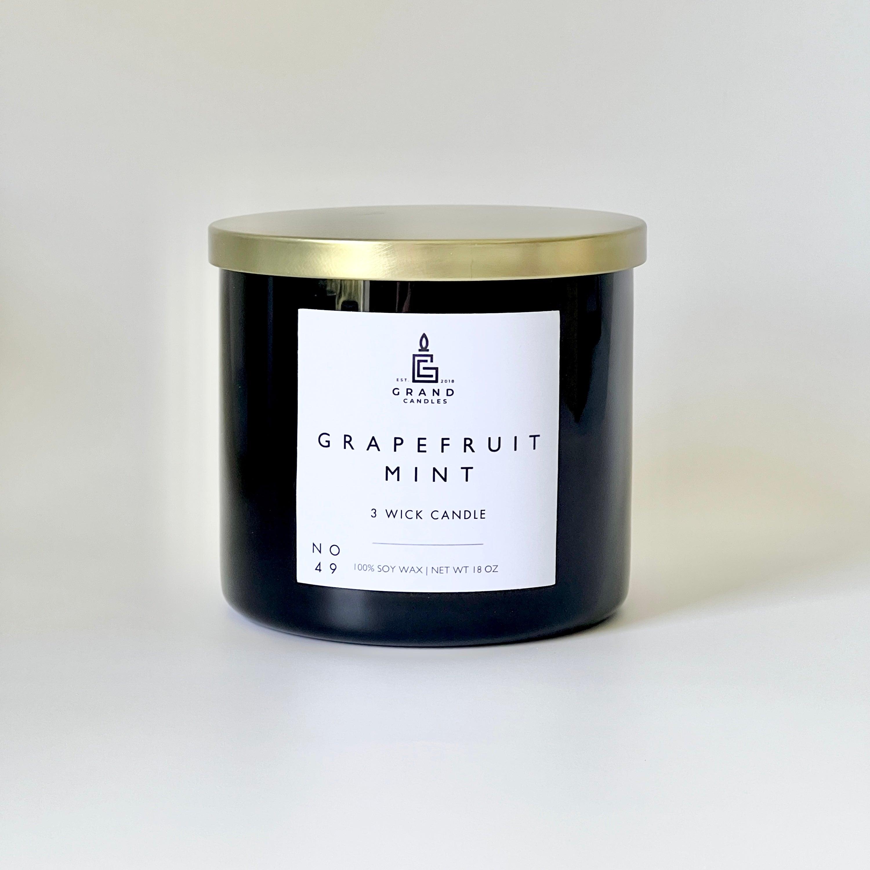 Grapefruit Mint Candle  - Grand Candles LLC   