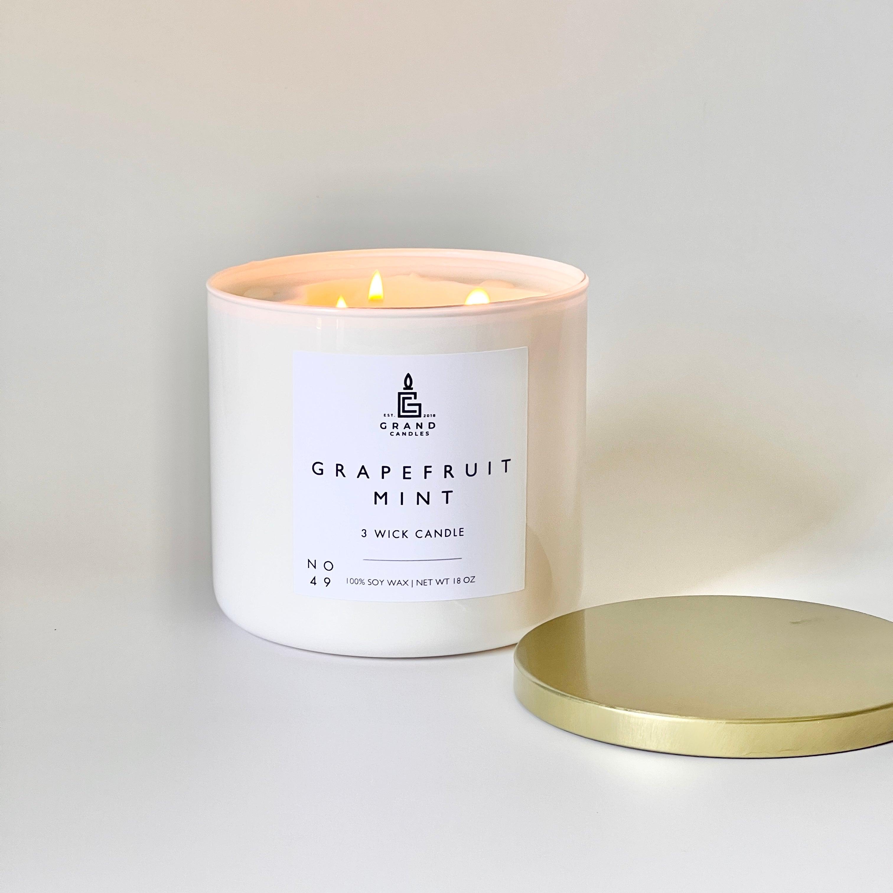 Grapefruit Mint Candle  - Grand Candles LLC   