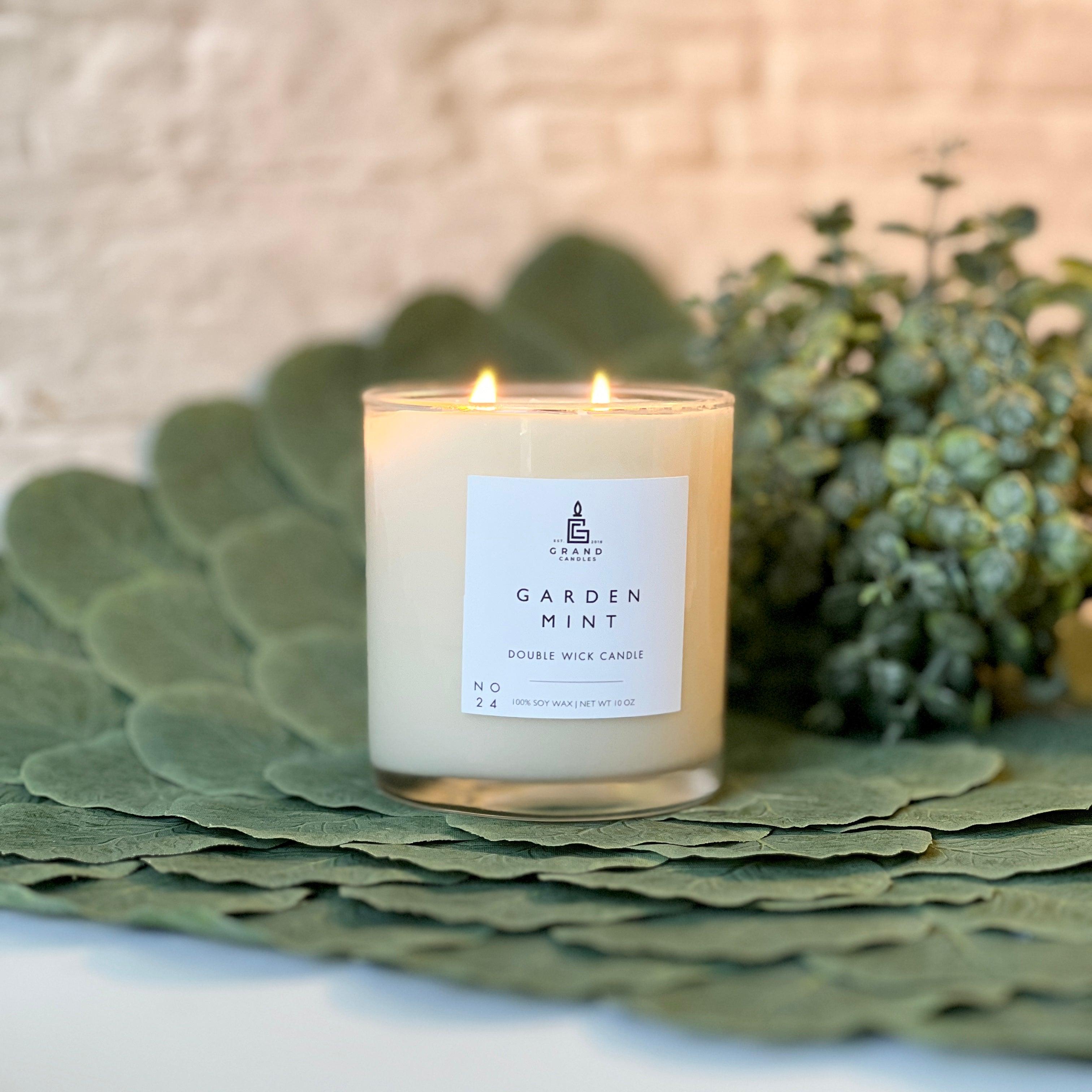 Garden Mint Candle  - Grand Candles LLC   