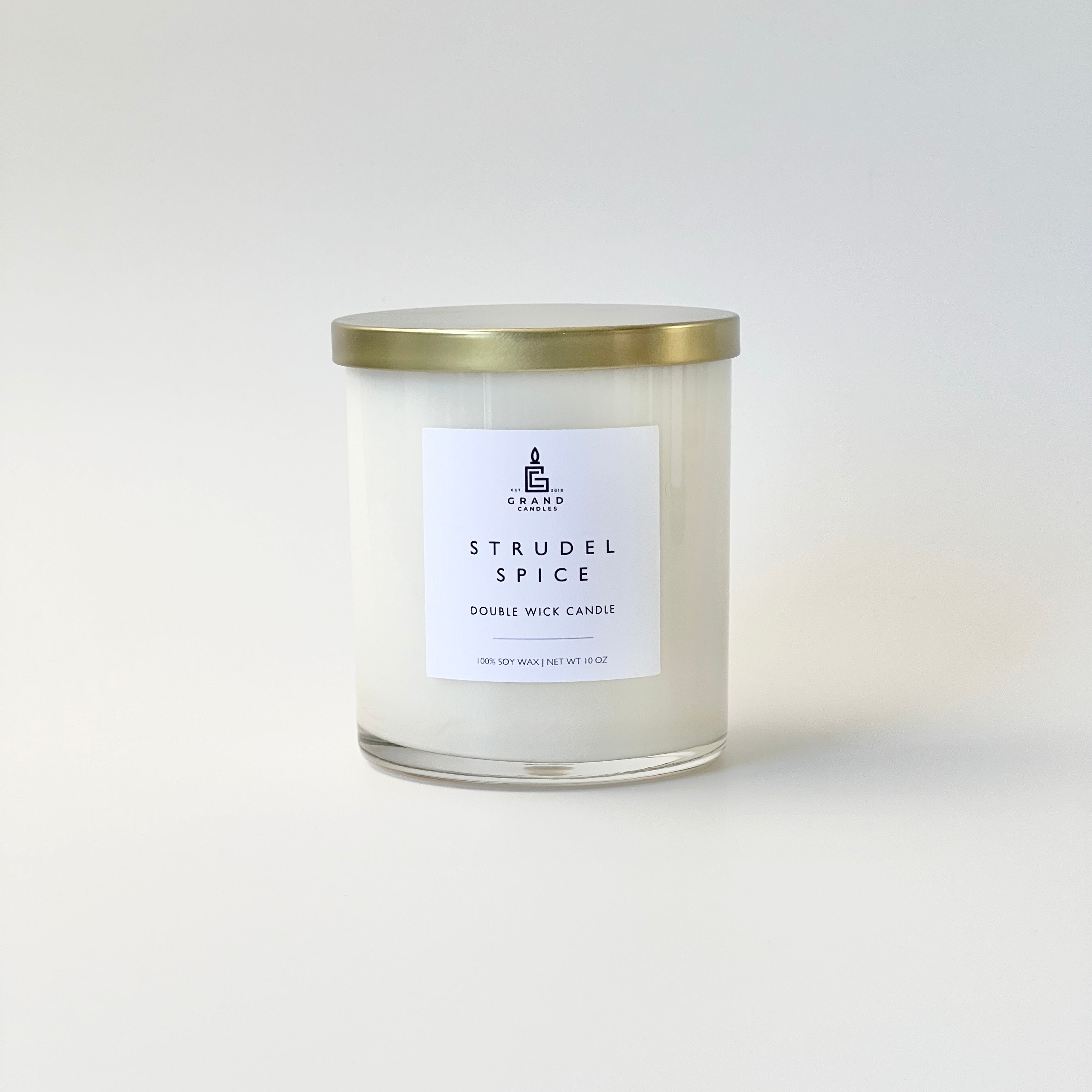 Strudel Spice Candle  - Grand Candles LLC   