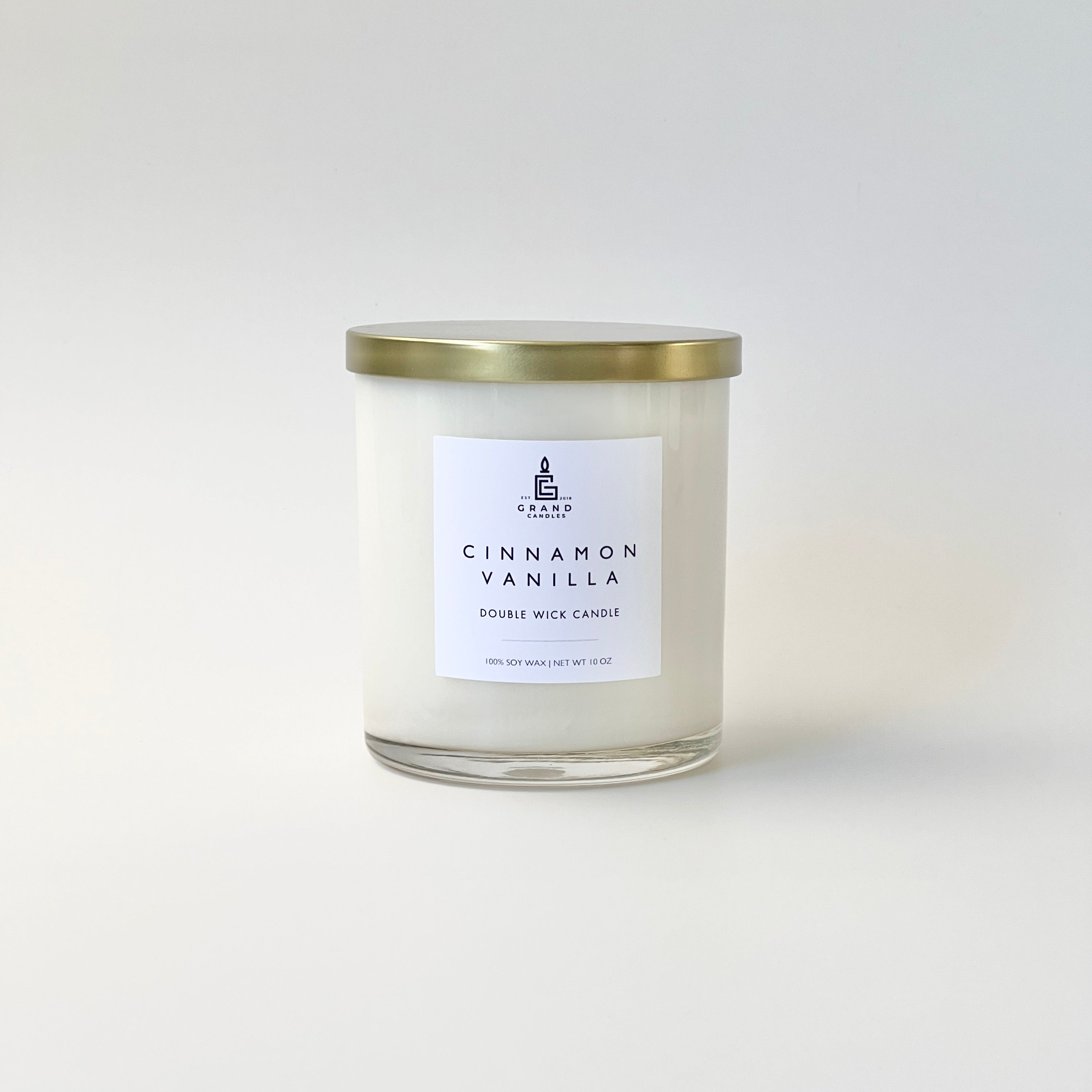 Cinnamon Vanilla Candle  - Grand Candles LLC   