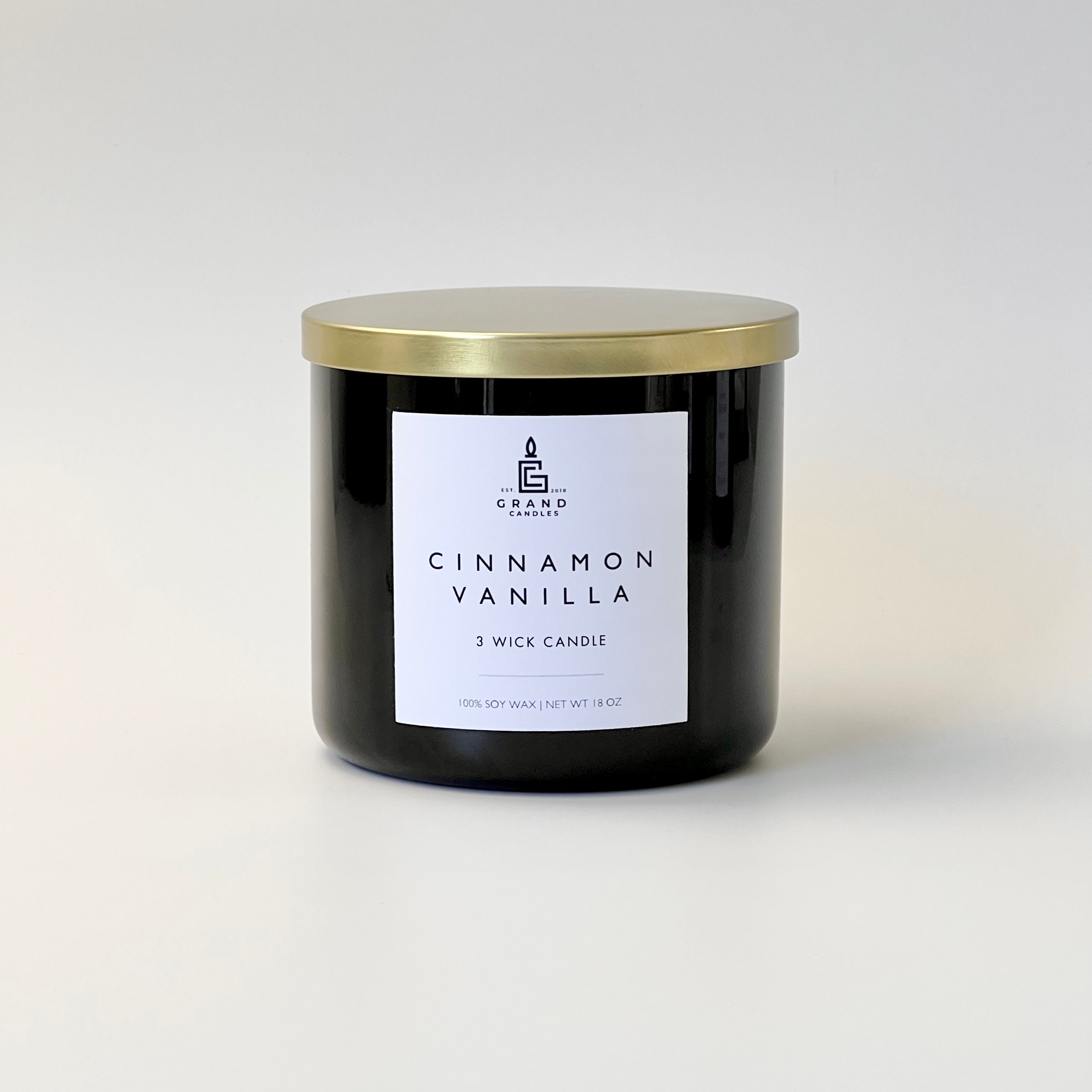 Cinnamon Vanilla Candle  - Grand Candles LLC   