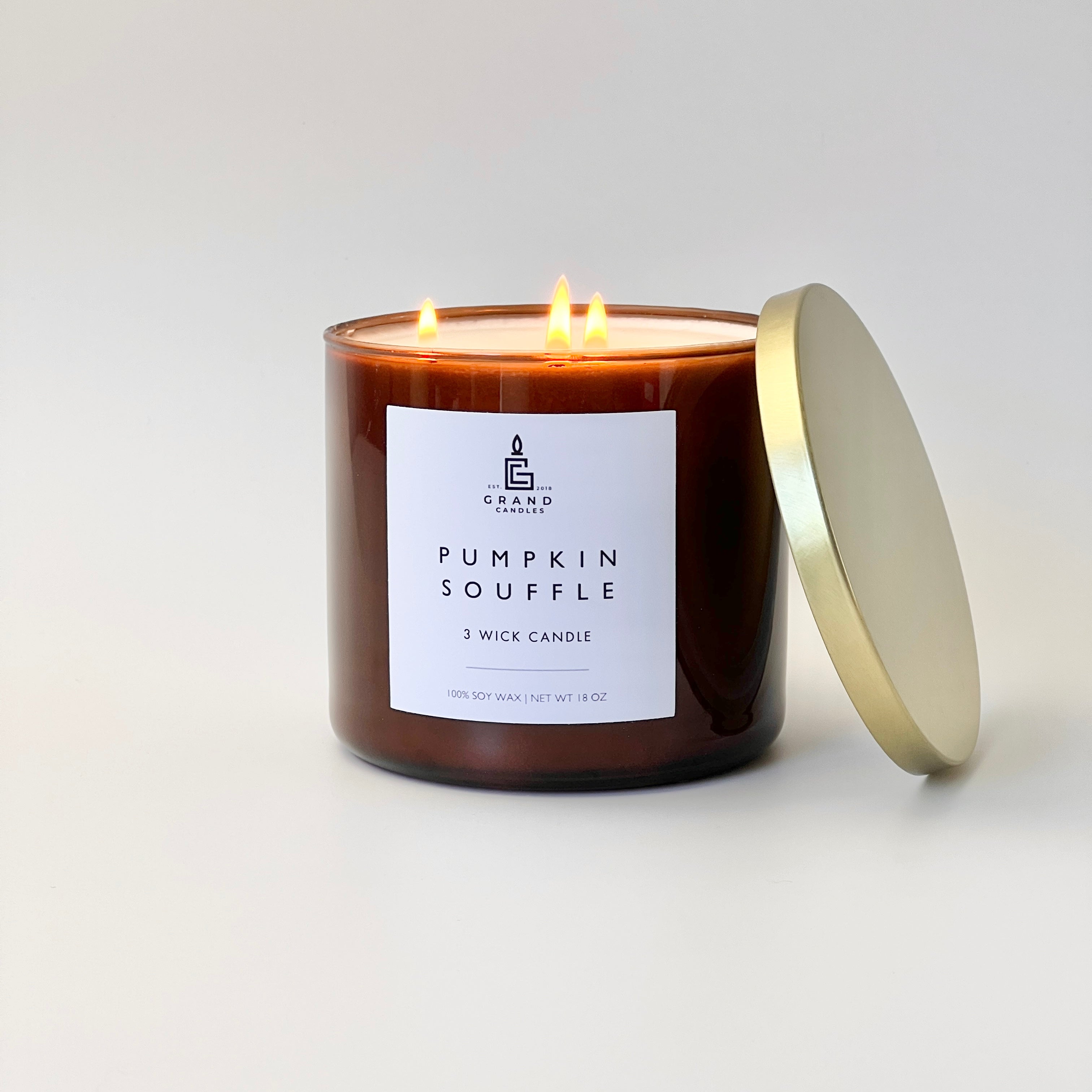 Pumpkin Soufflé Candle  - Grand Candles LLC   