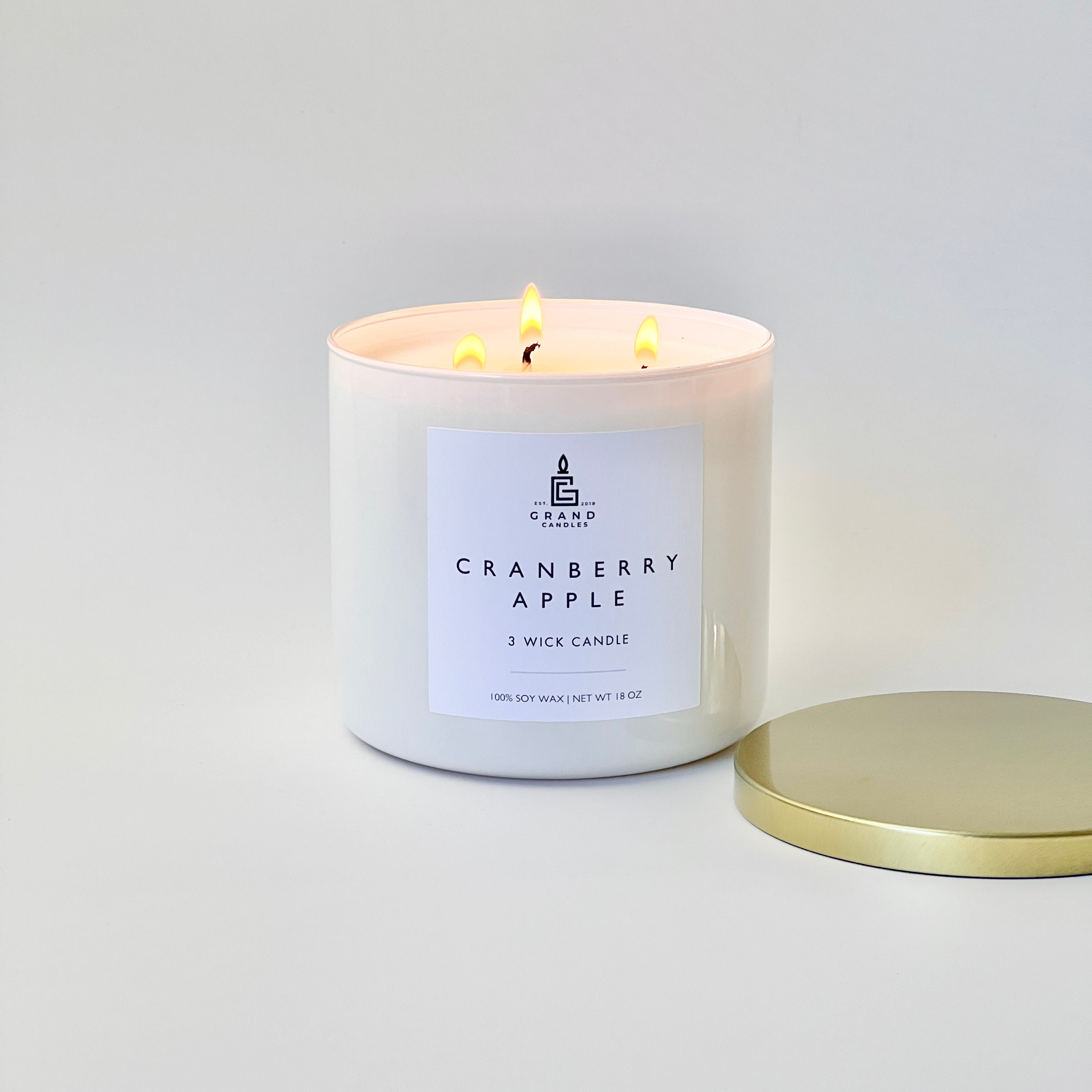 Cranberry Apple Candle  - Grand Candles LLC   