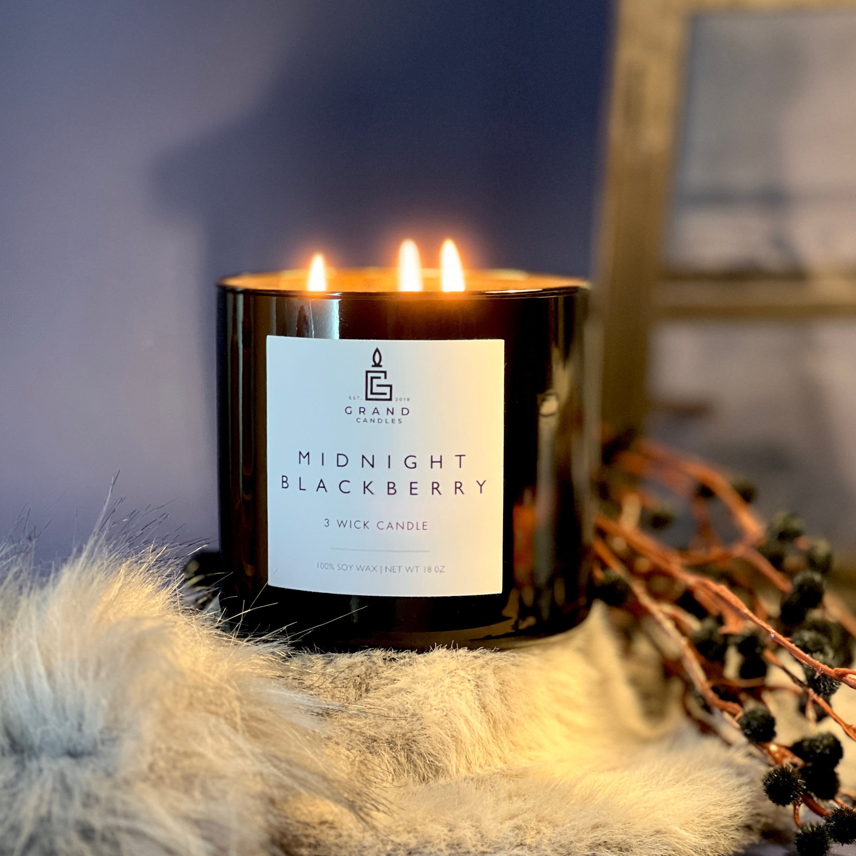 Midnight Blackberry Candle