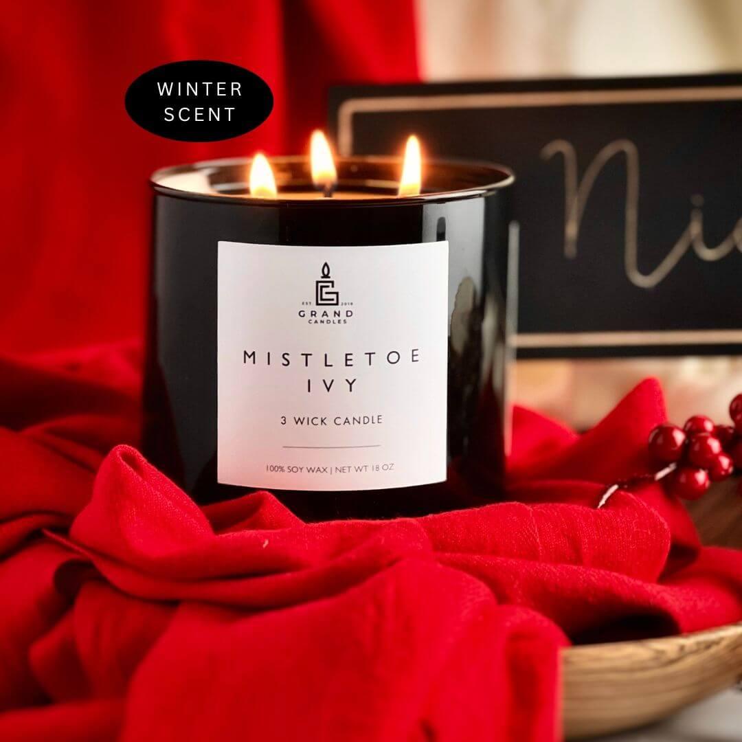 Mistletoe Ivy Candle  - Grand Candles LLC   