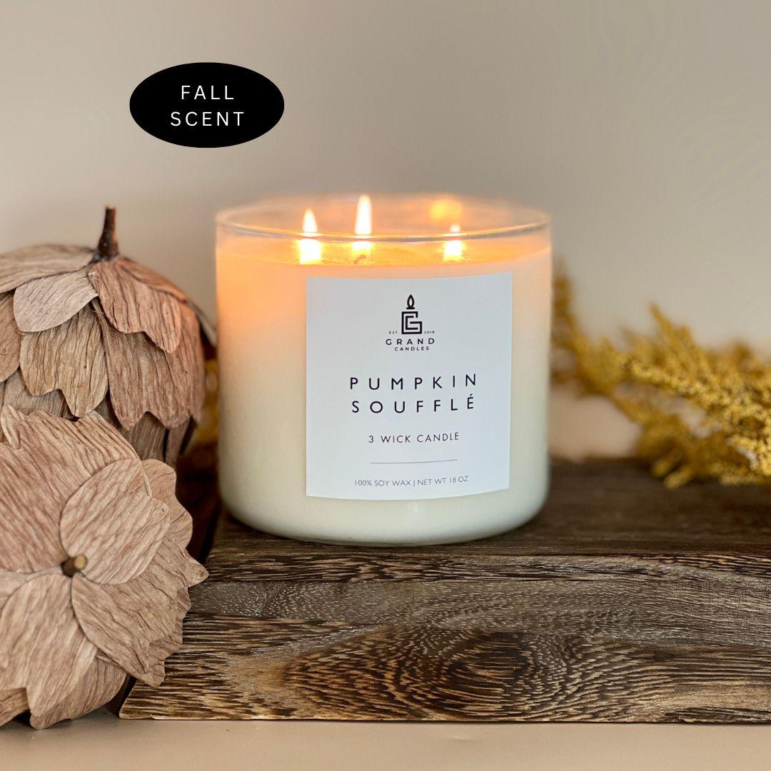 Pumpkin Soufflé Candle  - Grand Candles LLC   