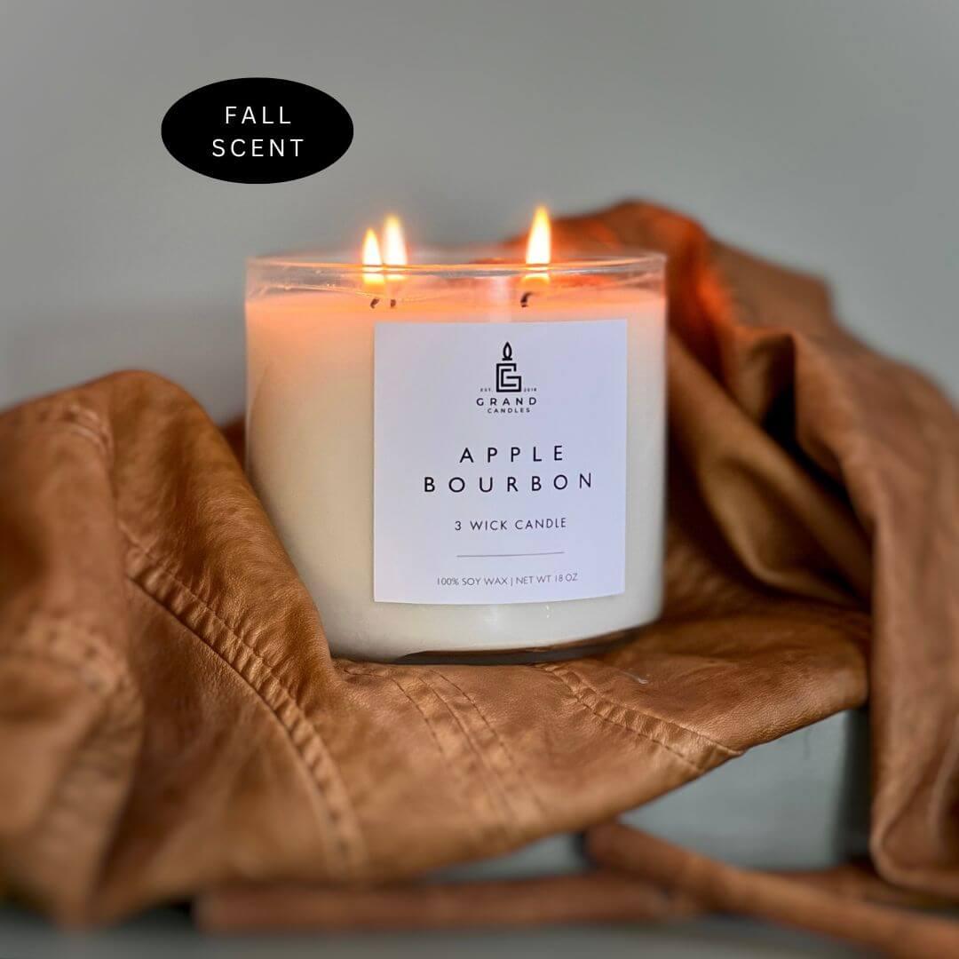 Apple Bourbon Candle  - Grand Candles LLC   