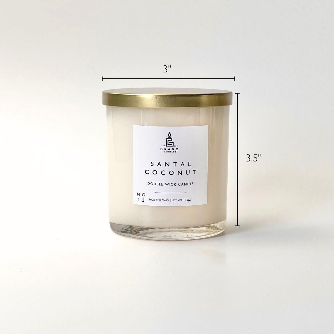 Santal Coconut Candle  - Grand Candles LLC   