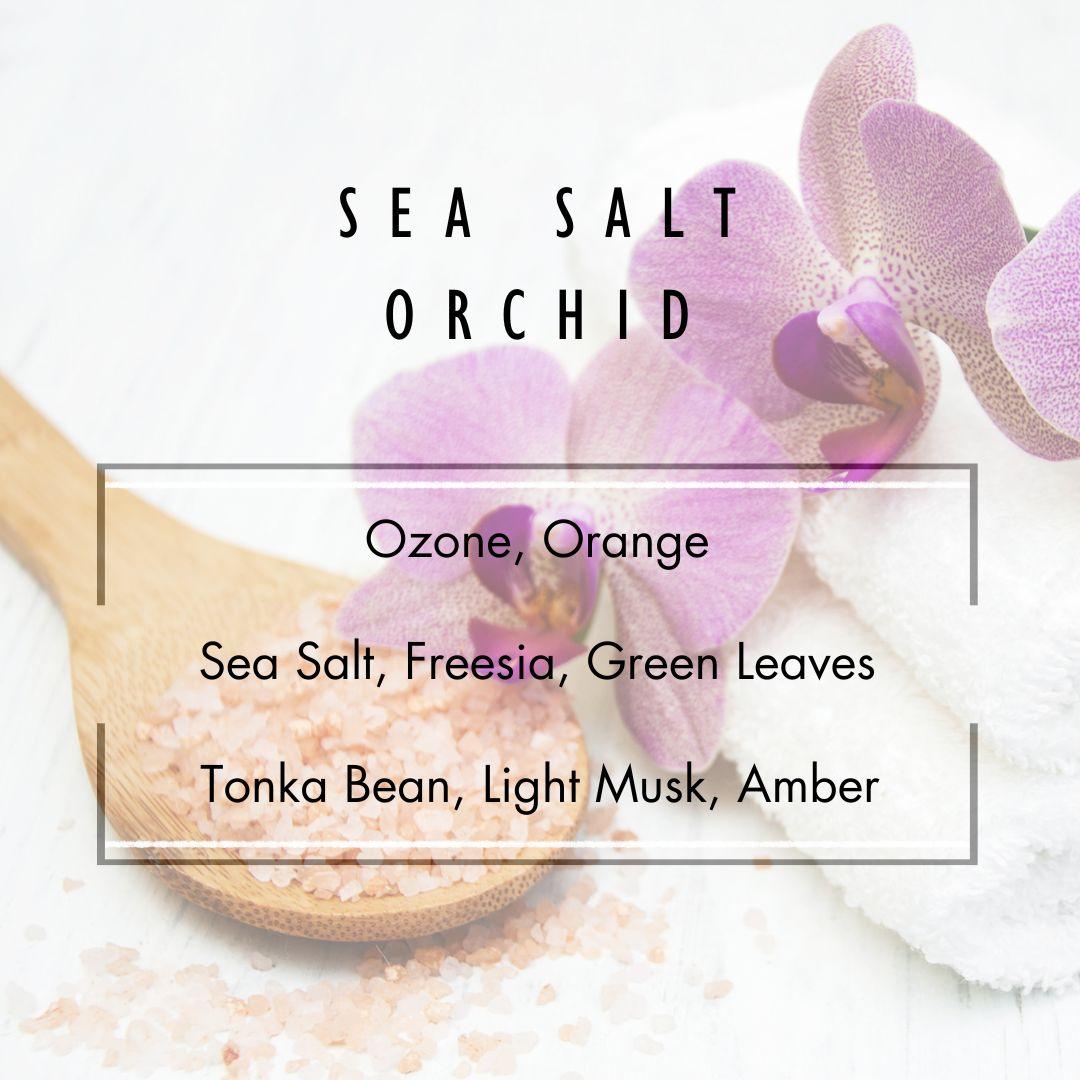 Sea Salt Orchid Candle  - Grand Candles LLC   